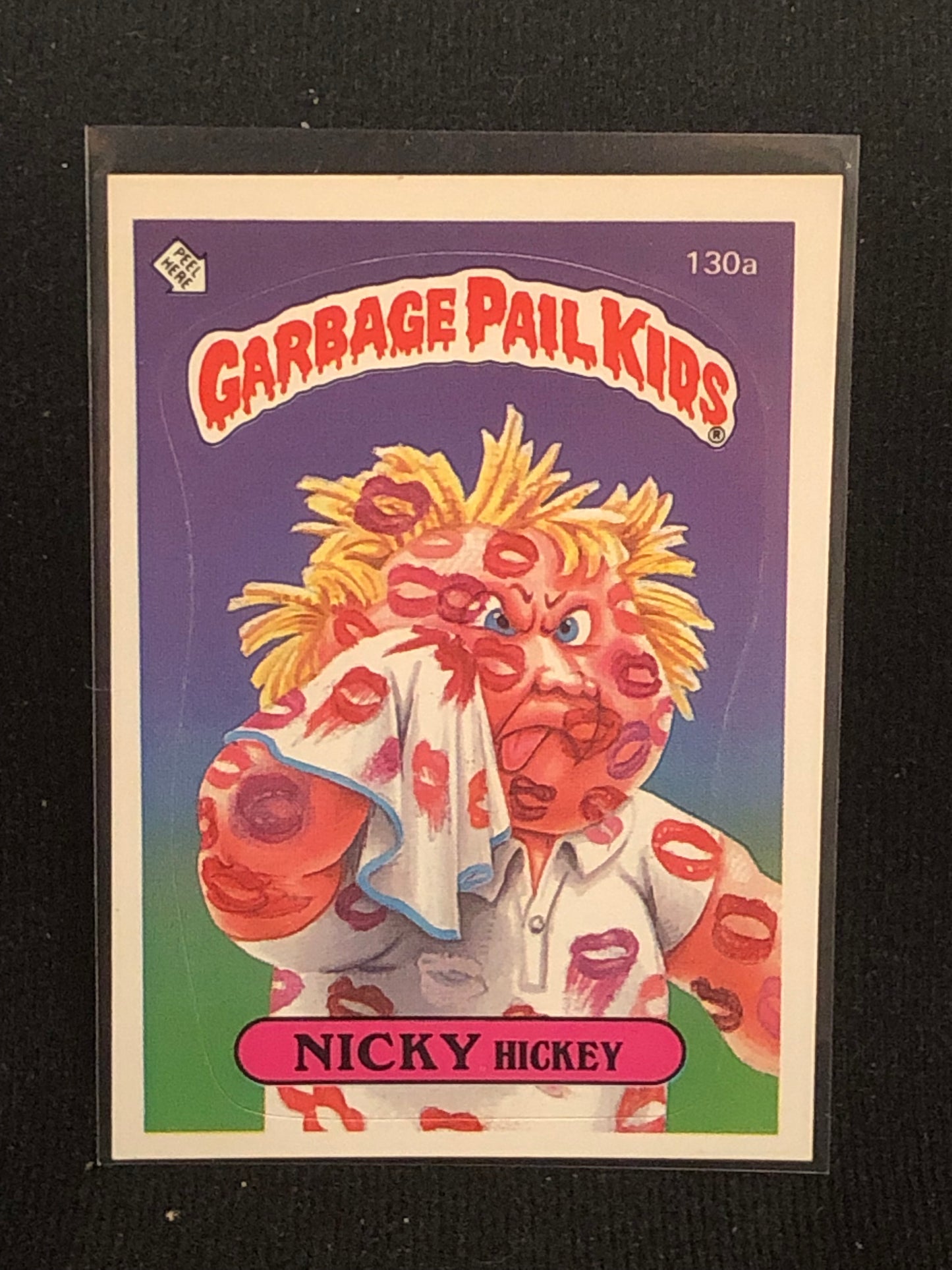 Garbage Pail Kids Original Series 4 (os4) 130a Nicky Hickey