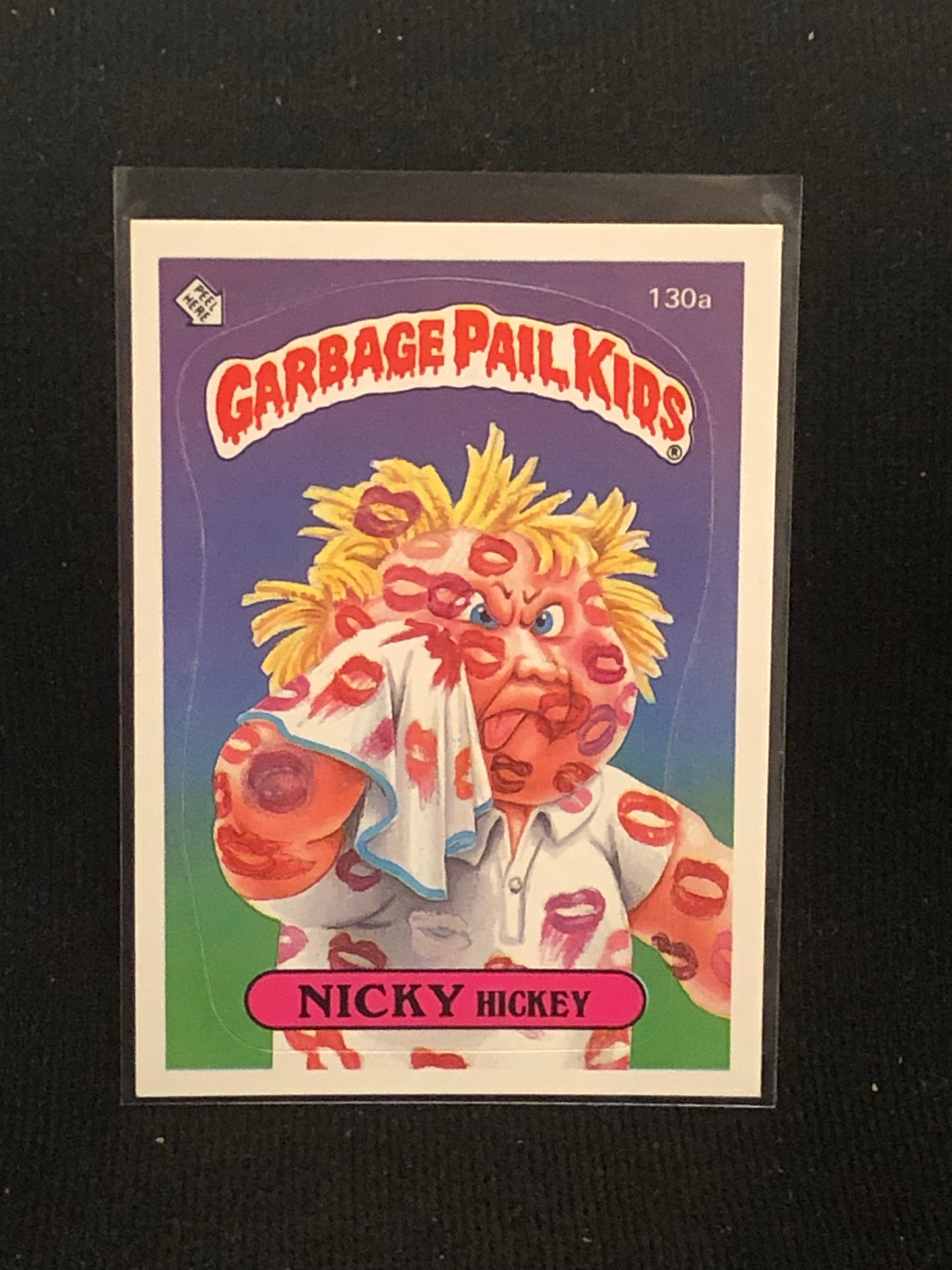 Garbage Pail Kids Original Series 4 (os4) 130a Nicky Hickey