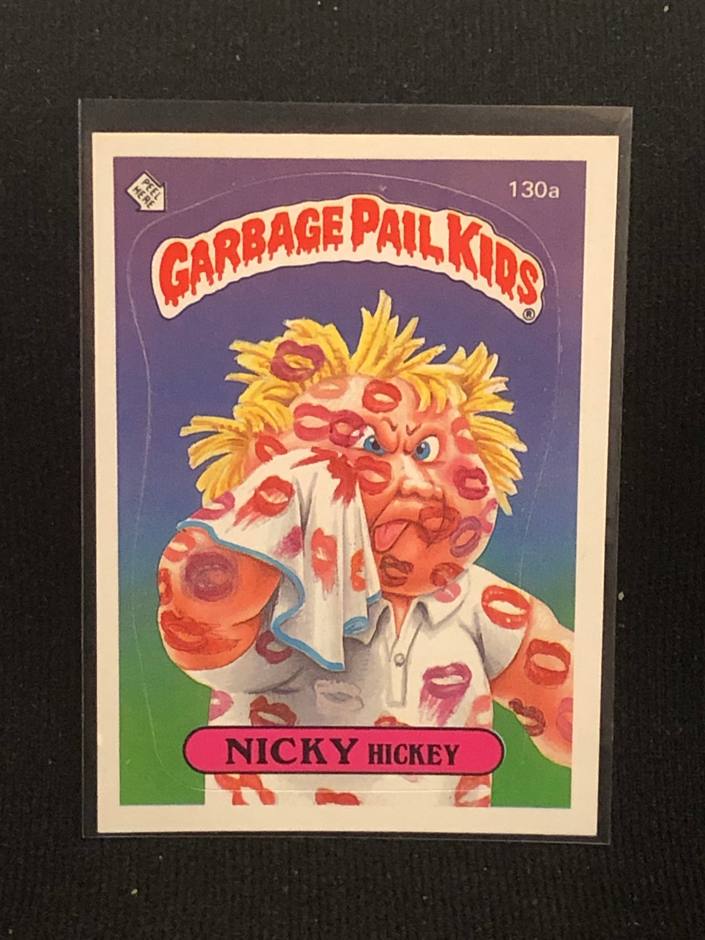 Garbage Pail Kids Original Series 4 (os4) 130a Nicky Hickey