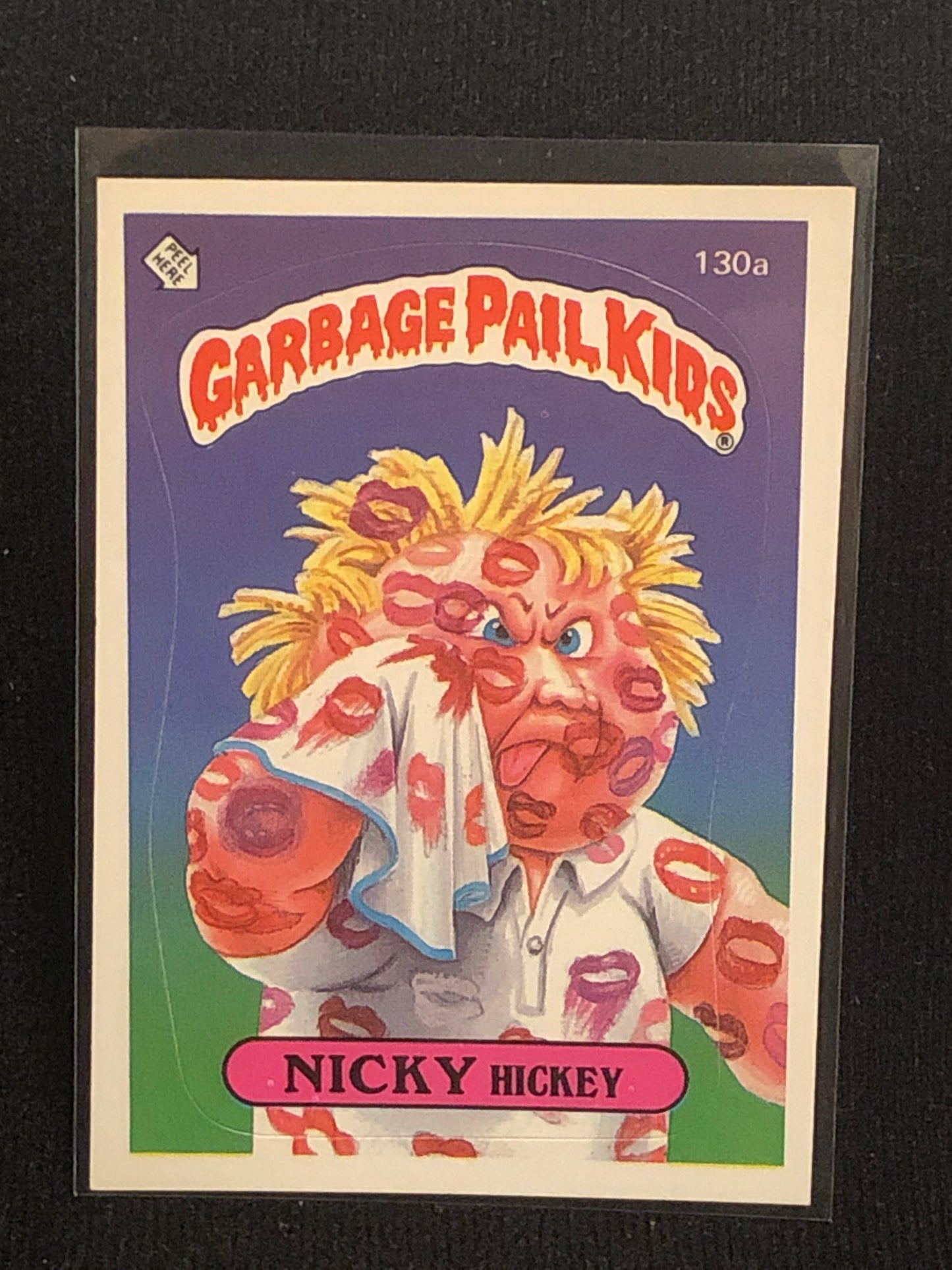 Garbage Pail Kids Original Series 4 (os4) 130a Nicky Hickey