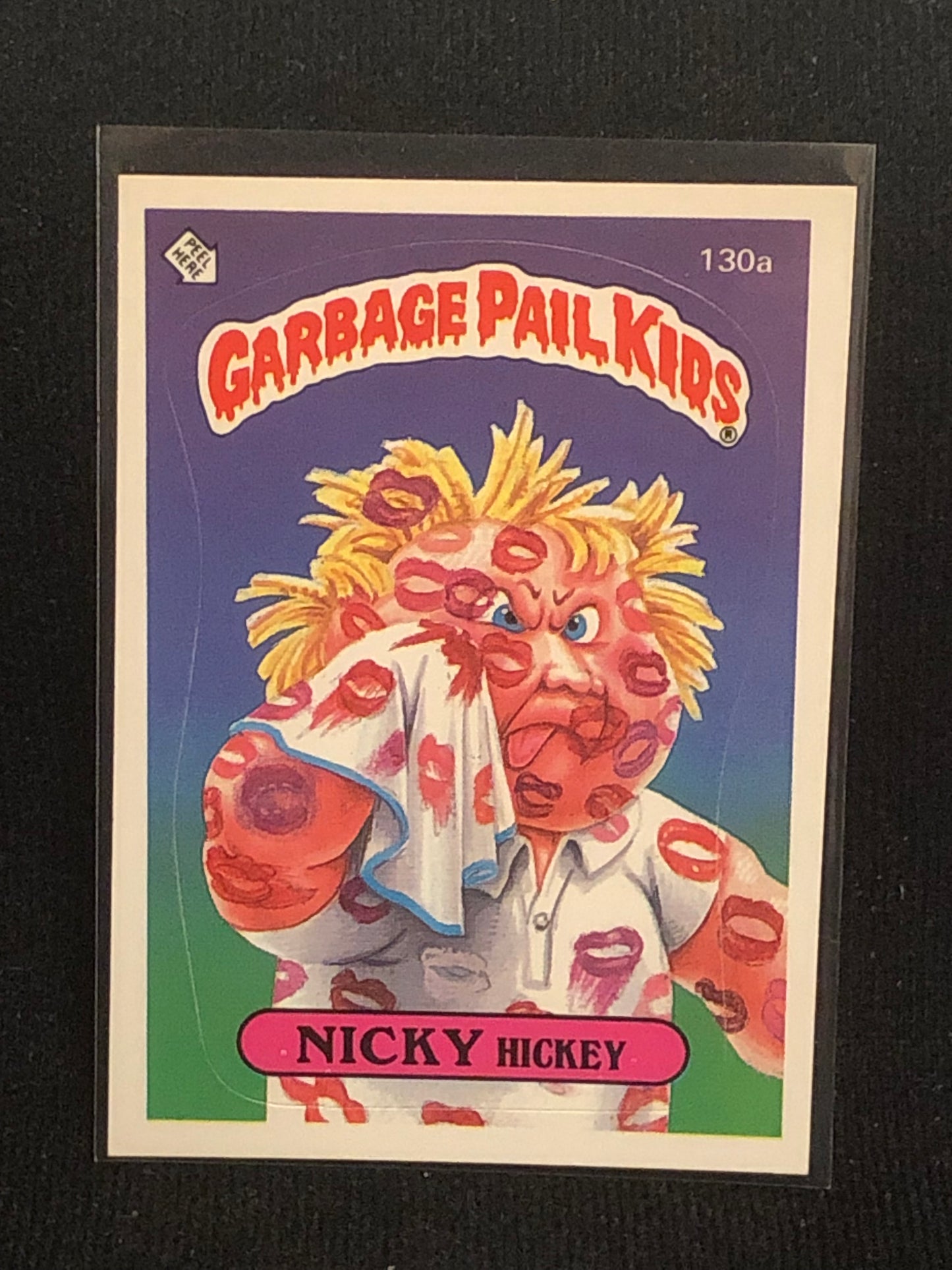 Garbage Pail Kids Original Series 4 (os4) 130a Nicky Hickey