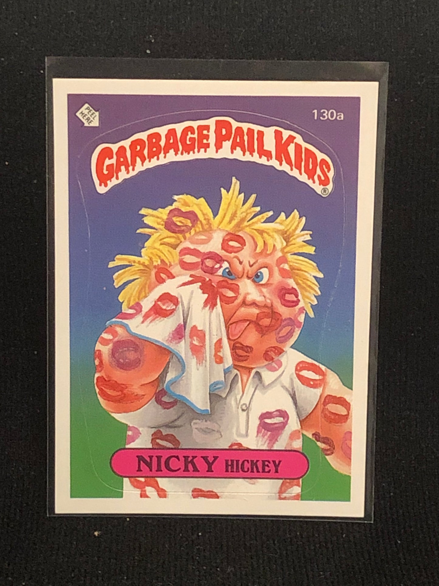 Garbage Pail Kids Original Series 4 (os4) 130a Nicky Hickey