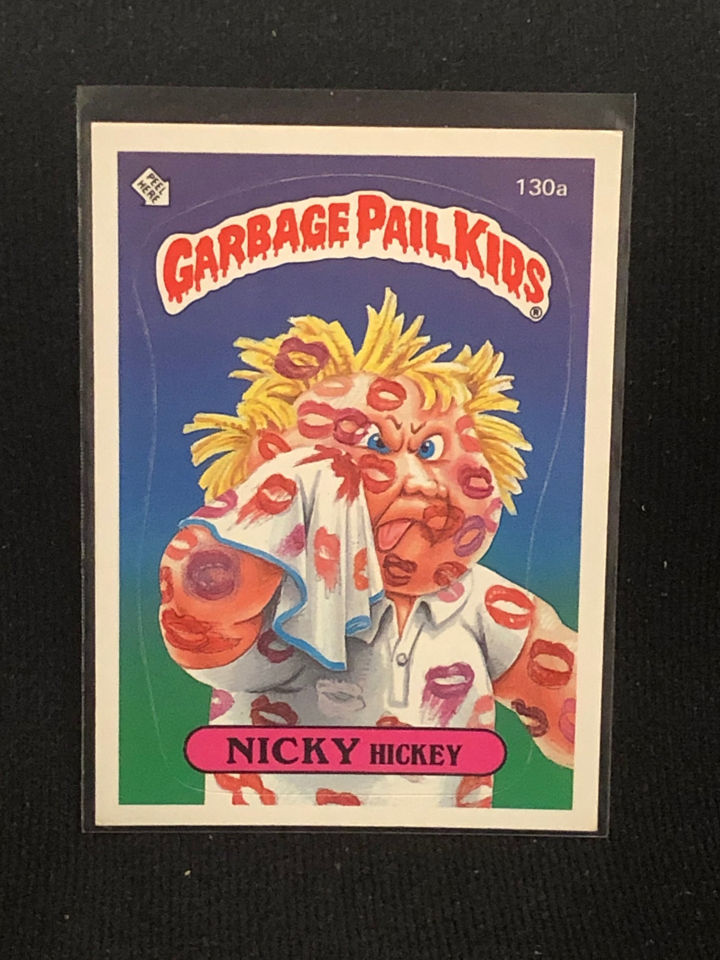 Garbage Pail Kids Original Series 4 (os4) 130a Nicky Hickey