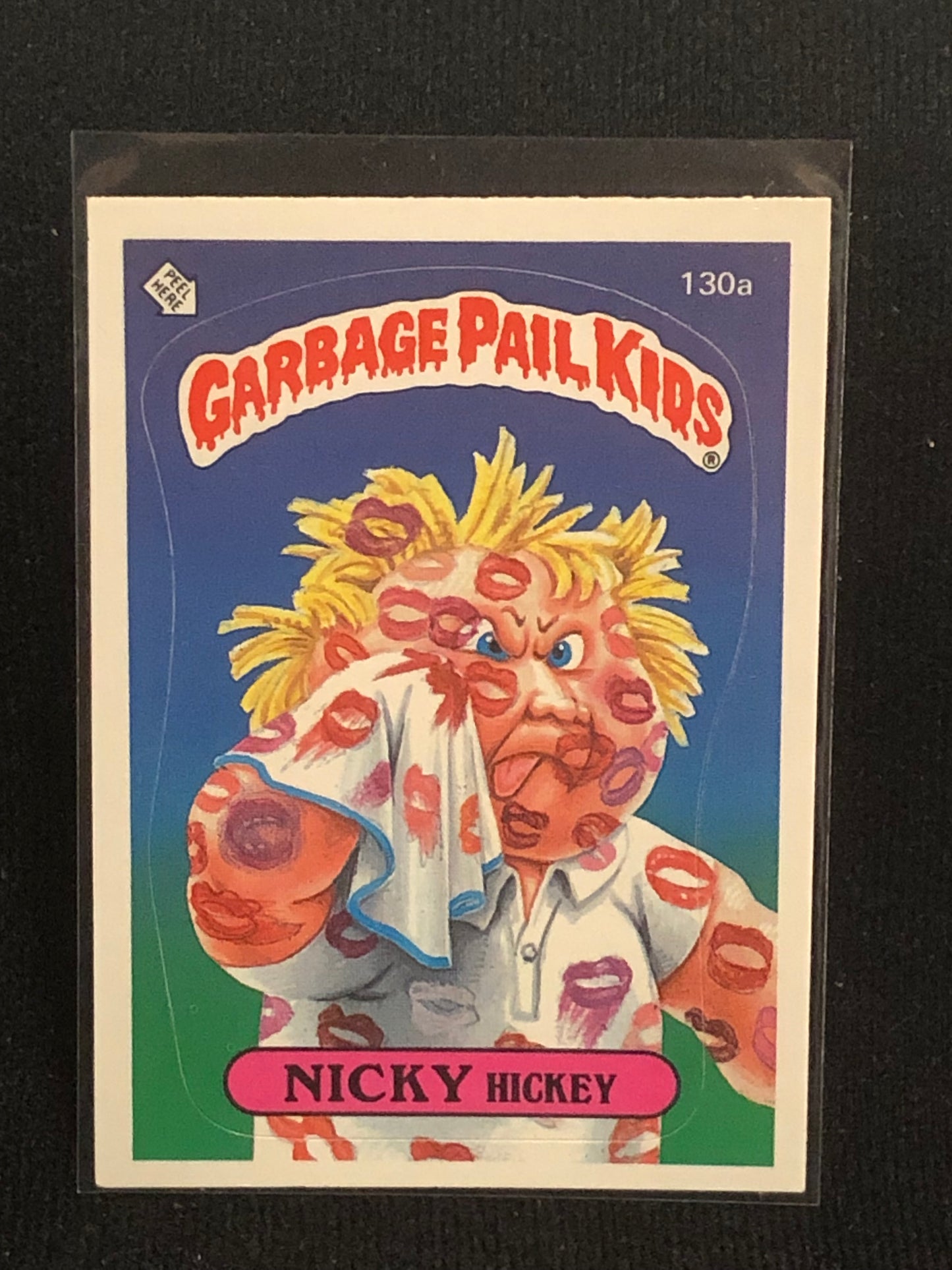 Garbage Pail Kids Original Series 4 (os4) 130a Nicky Hickey