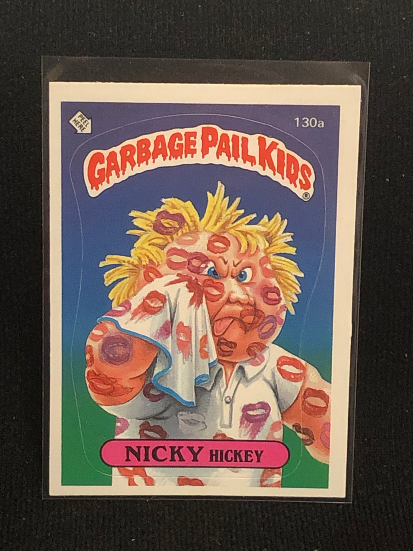 Garbage Pail Kids Original Series 4 (os4) 130a Nicky Hickey