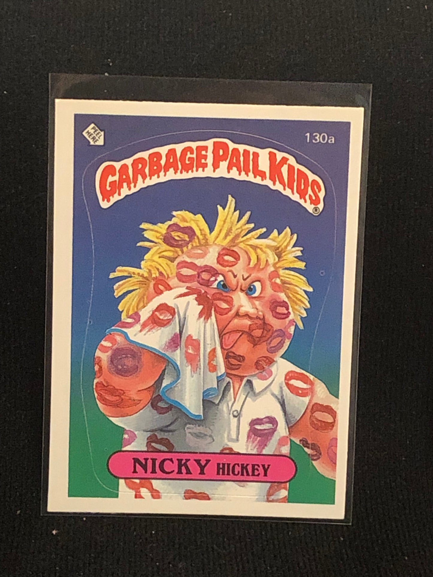 Garbage Pail Kids Original Series 4 (os4) 130a Nicky Hickey