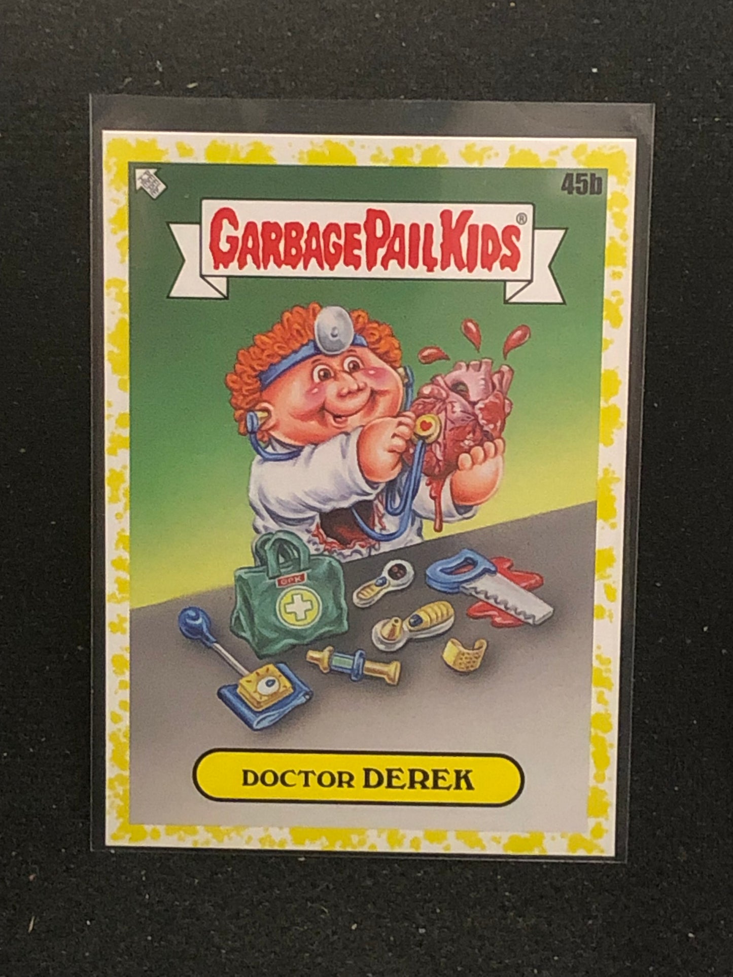 Garbage Pail Kids Kids At Play U-PICK Yellow Parallel Singles