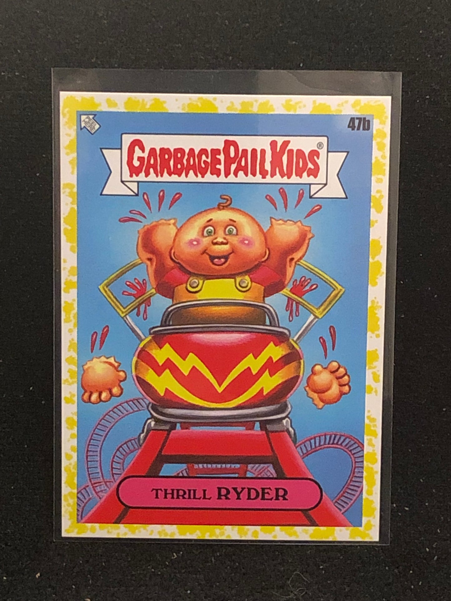 Garbage Pail Kids Kids At Play U-PICK Yellow Parallel Singles