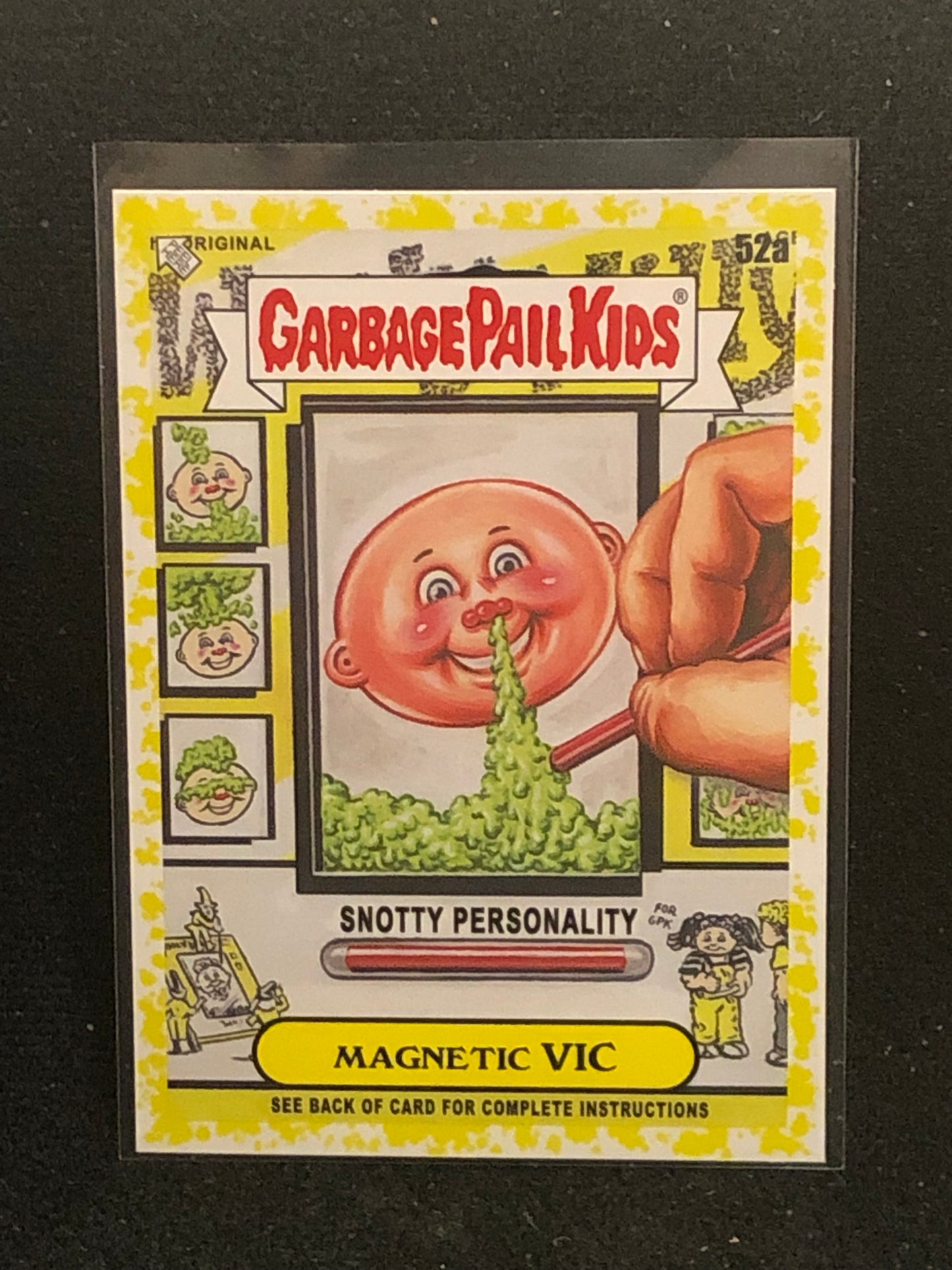 Garbage Pail Kids Kids At Play U-PICK Yellow Parallel Singles