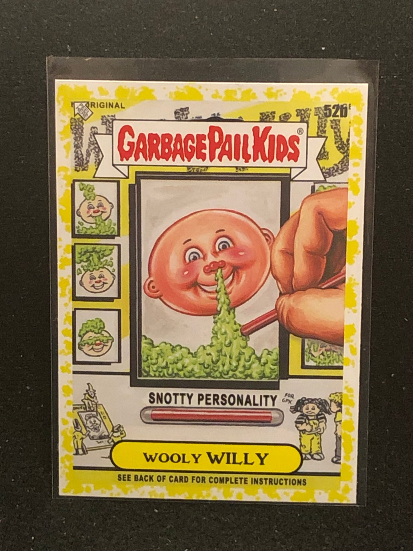 Garbage Pail Kids Kids At Play U-PICK Yellow Parallel Singles