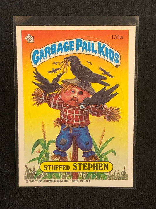 Garbage Pail Kids Original Series 4 (os4) 131a Stuffed Stephen