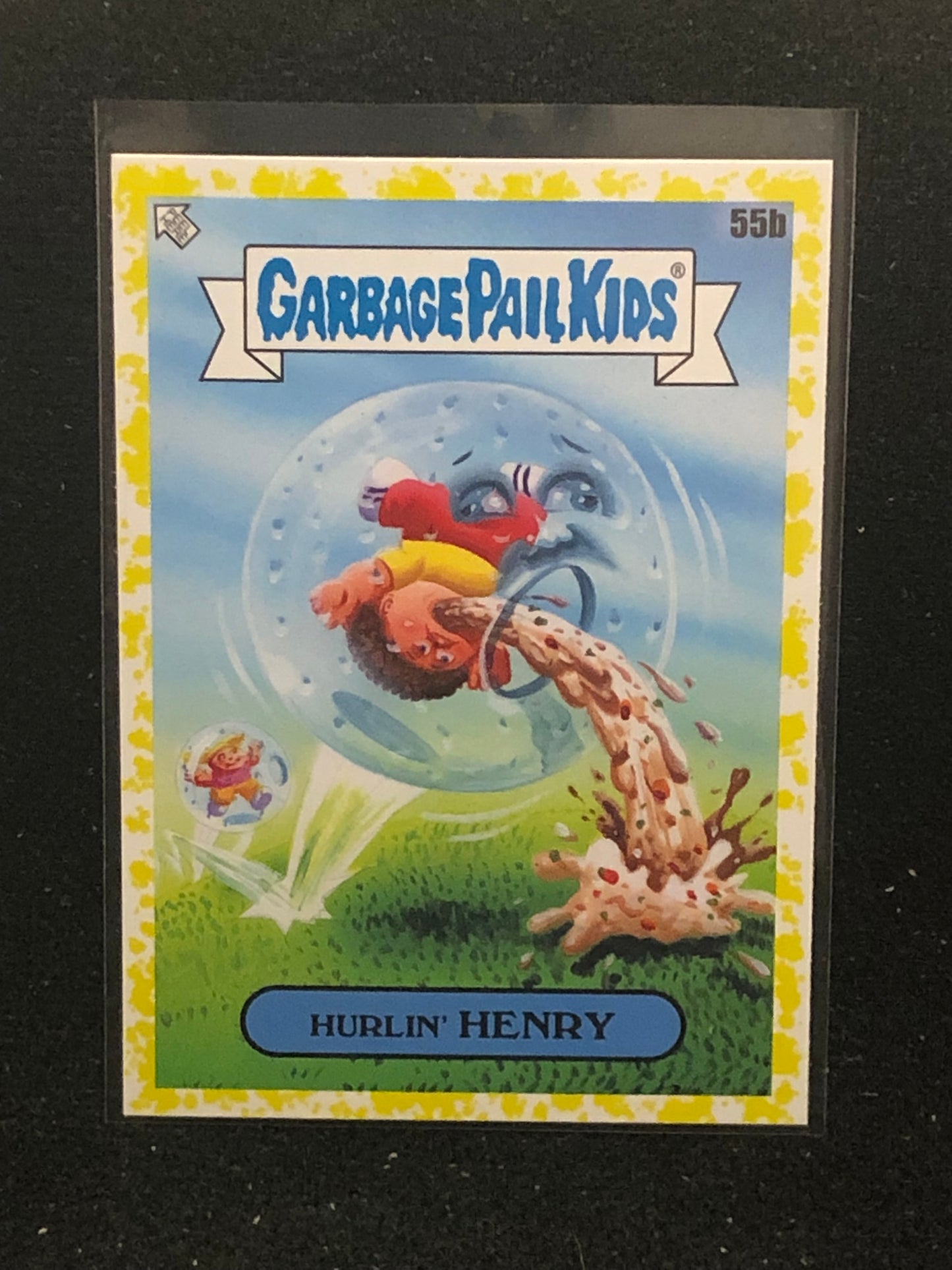 Garbage Pail Kids Kids At Play U-PICK Yellow Parallel Singles