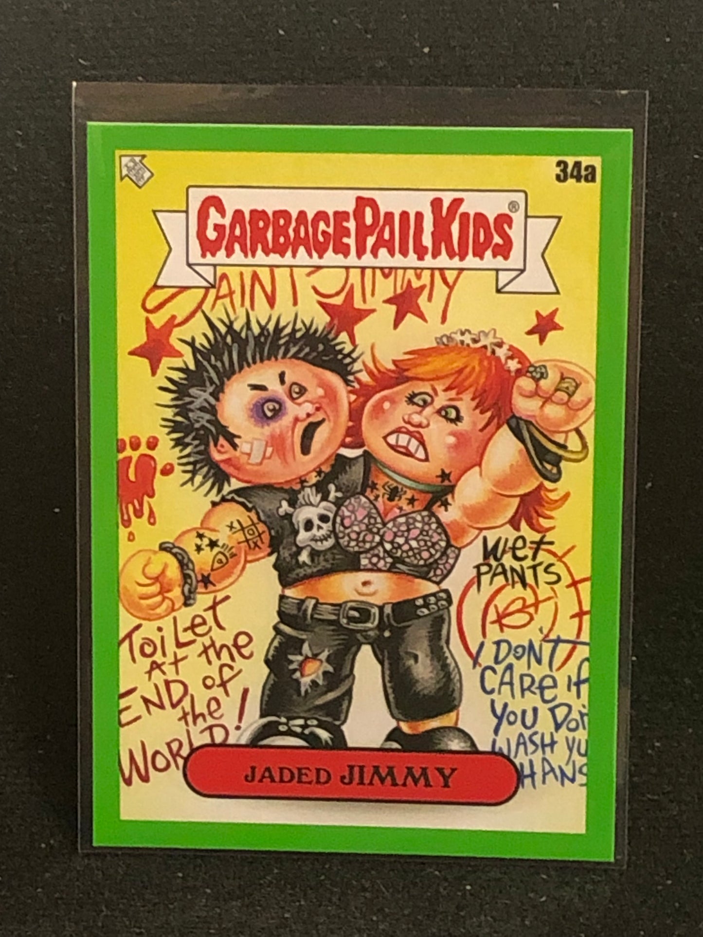 Garbage Pail Kids x Battle Of The Bands Green Day Green Border Singles
