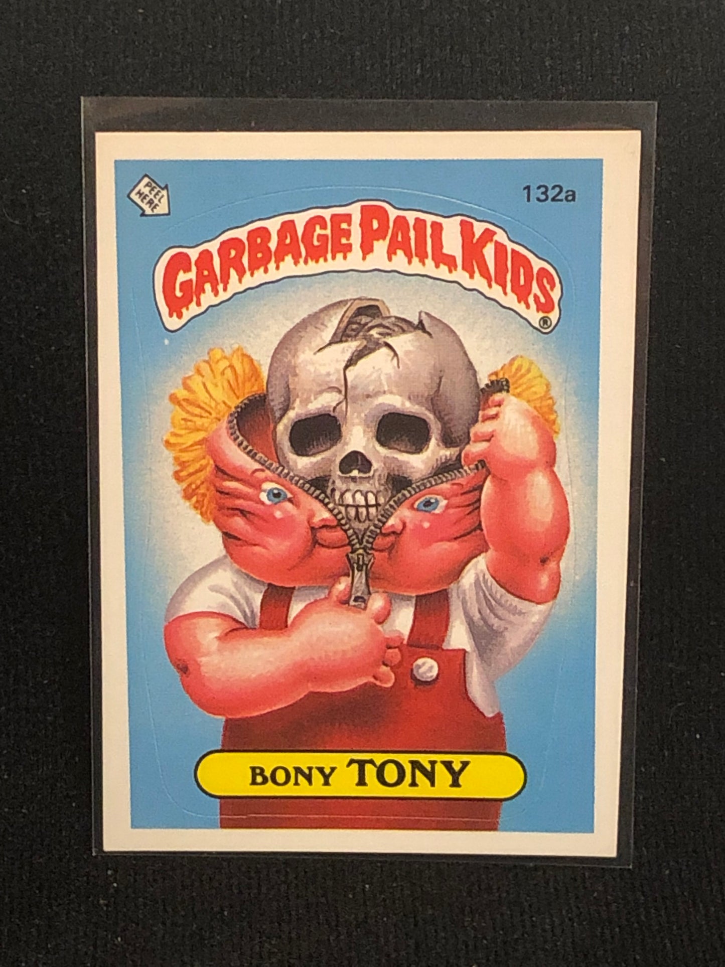 Garbage Pail Kids Original Series 4 (os4) 132a Bony Tony