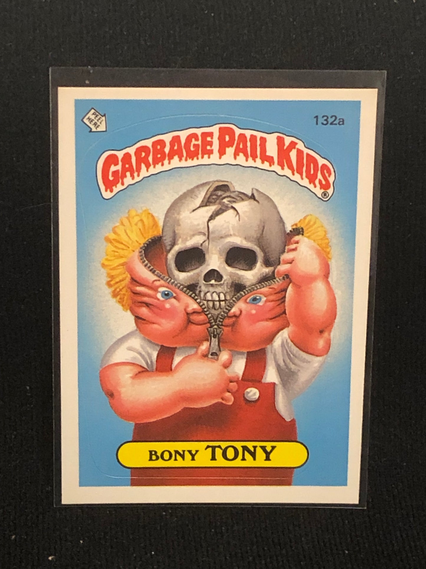 Garbage Pail Kids Original Series 4 (os4) 132a Bony Tony