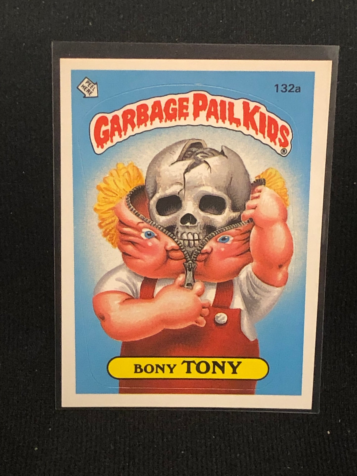 Garbage Pail Kids Original Series 4 (os4) 132a Bony Tony