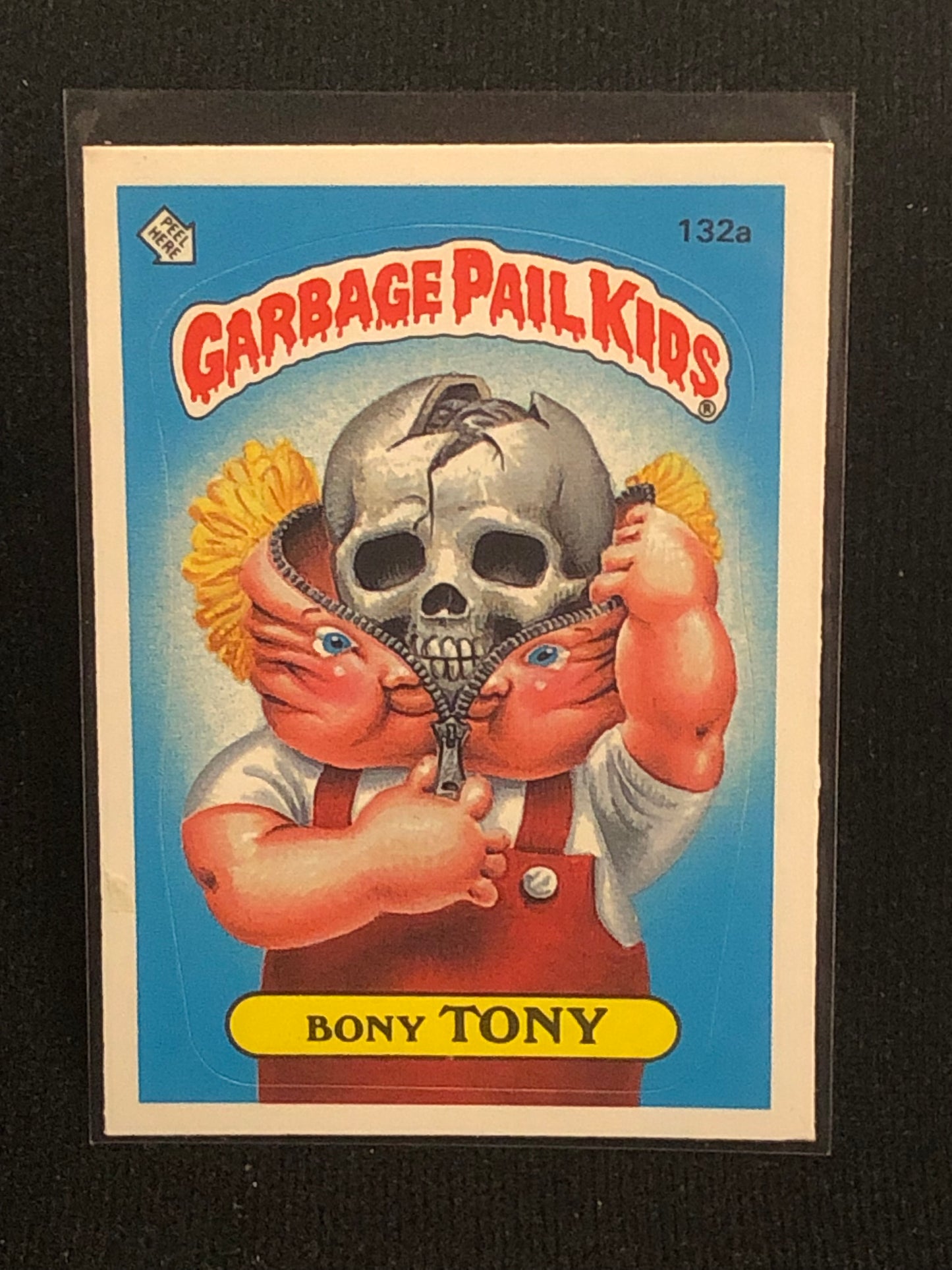 Garbage Pail Kids Original Series 4 (os4) 132a Bony Tony