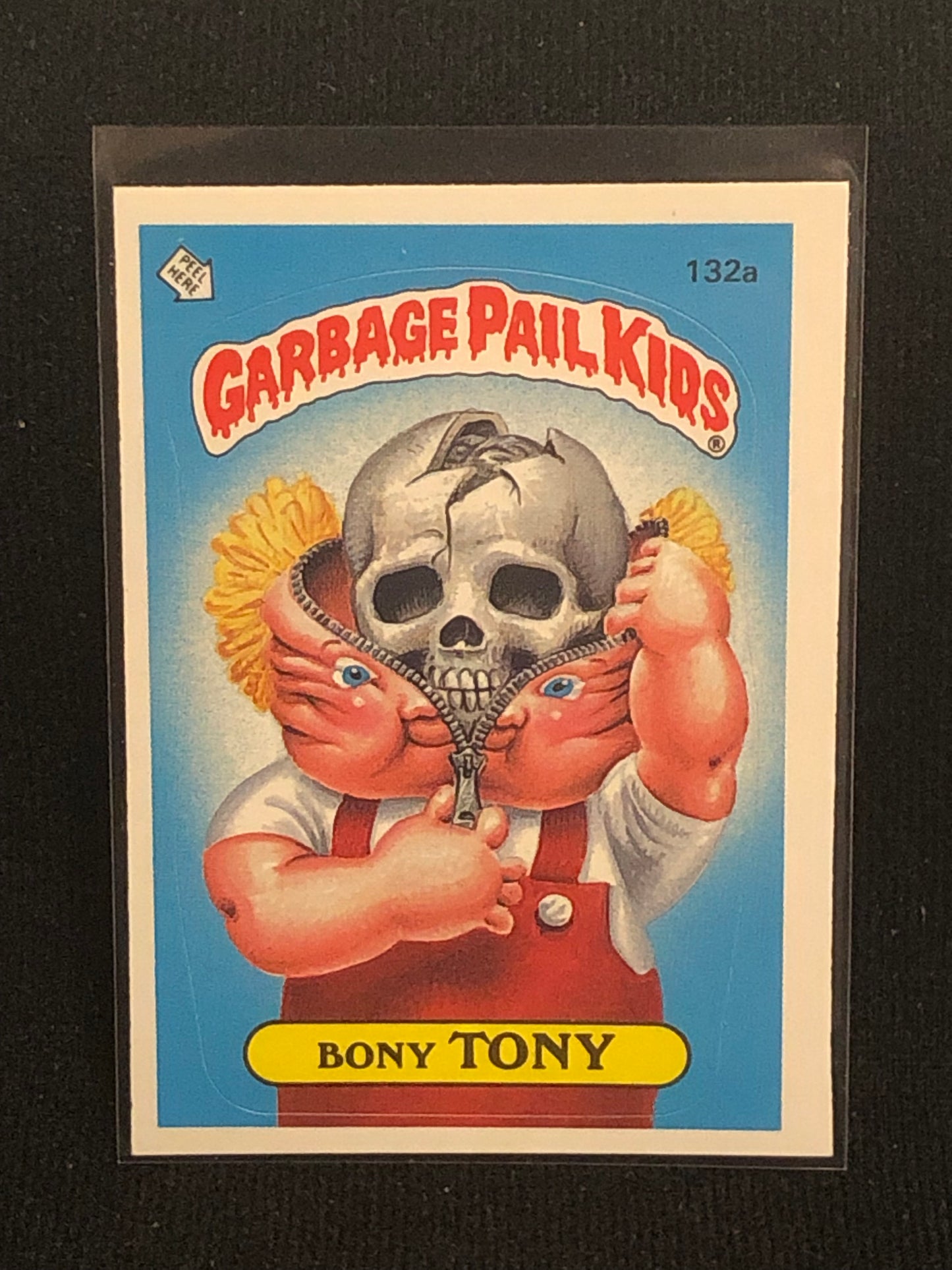 Garbage Pail Kids Original Series 4 (os4) 132a Bony Tony