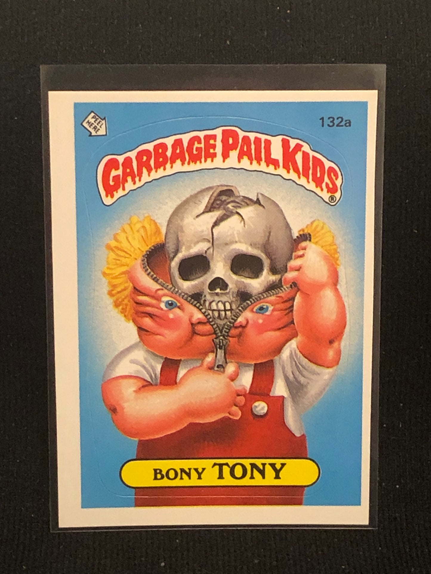 Garbage Pail Kids Original Series 4 (os4) 132a Bony Tony