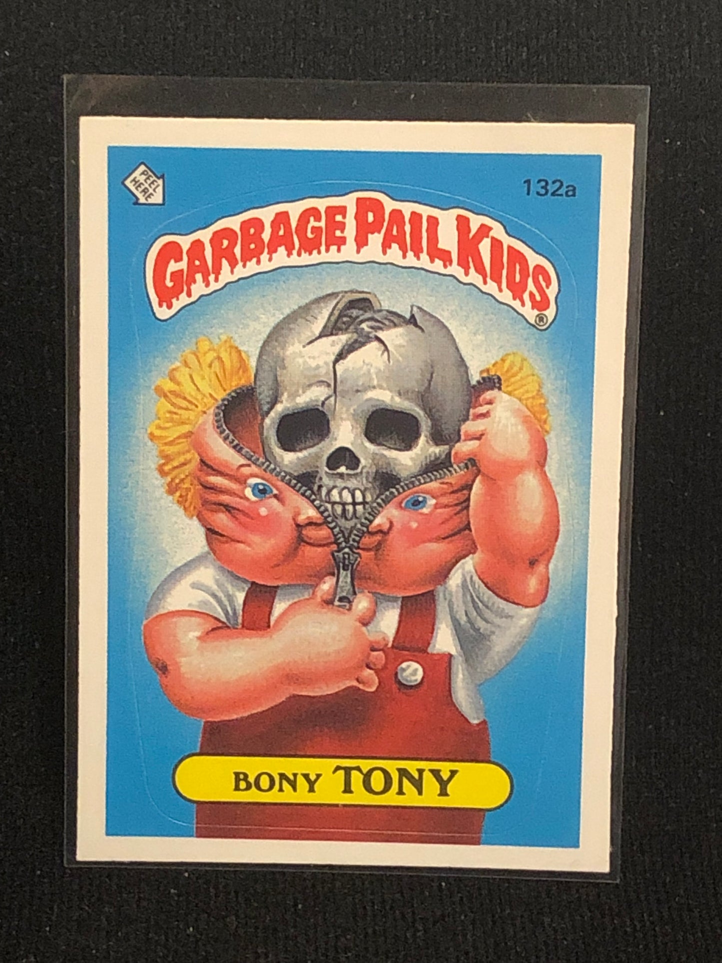 Garbage Pail Kids Original Series 4 (os4) 132a Bony Tony