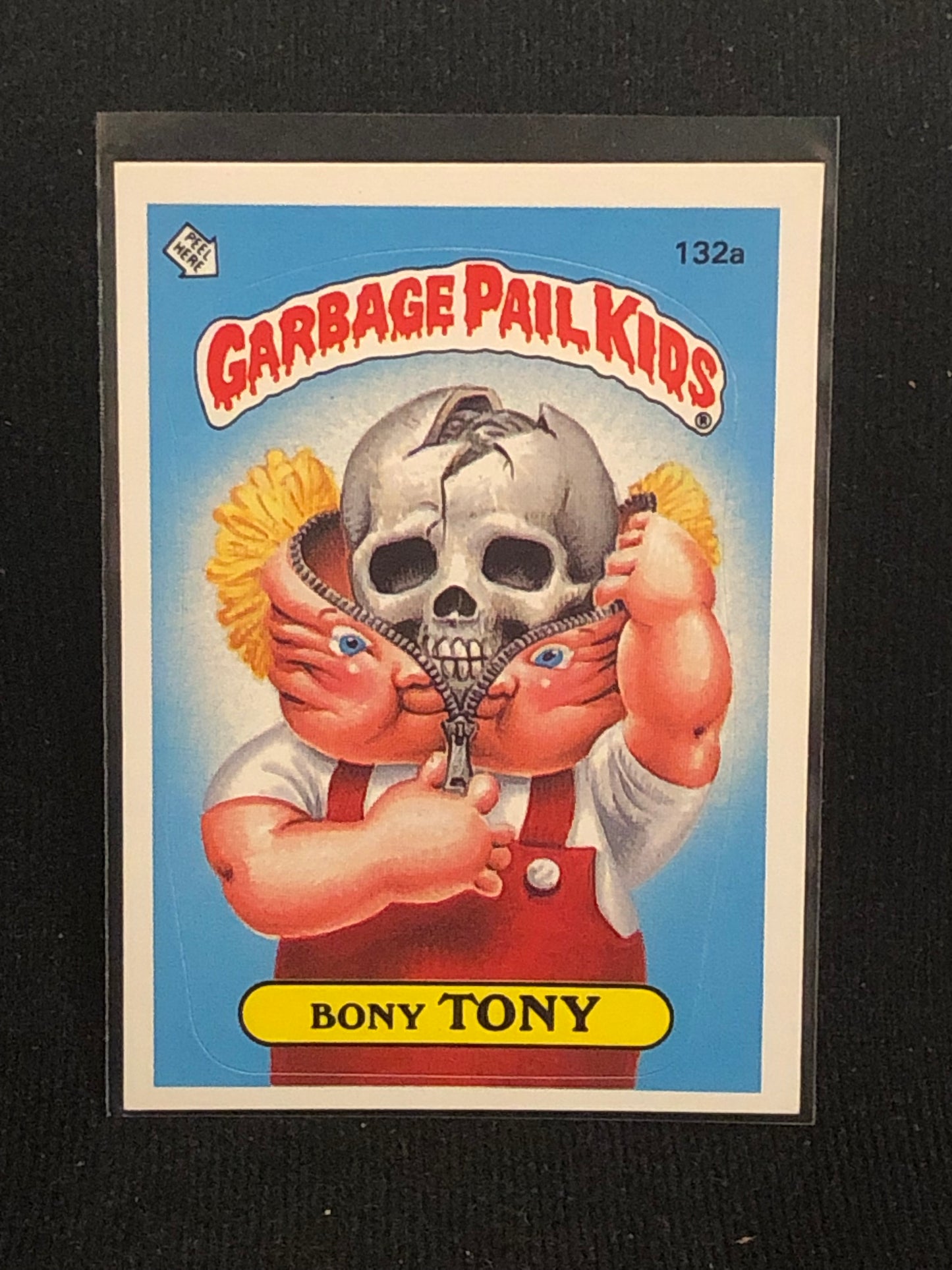 Garbage Pail Kids Original Series 4 (os4) 132a Bony Tony