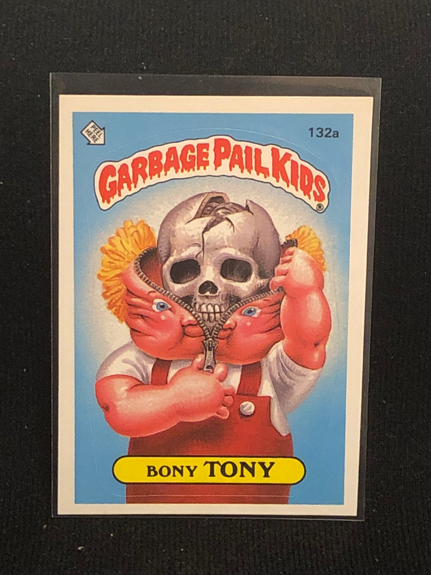 Garbage Pail Kids Original Series 4 (os4) 132a Bony Tony