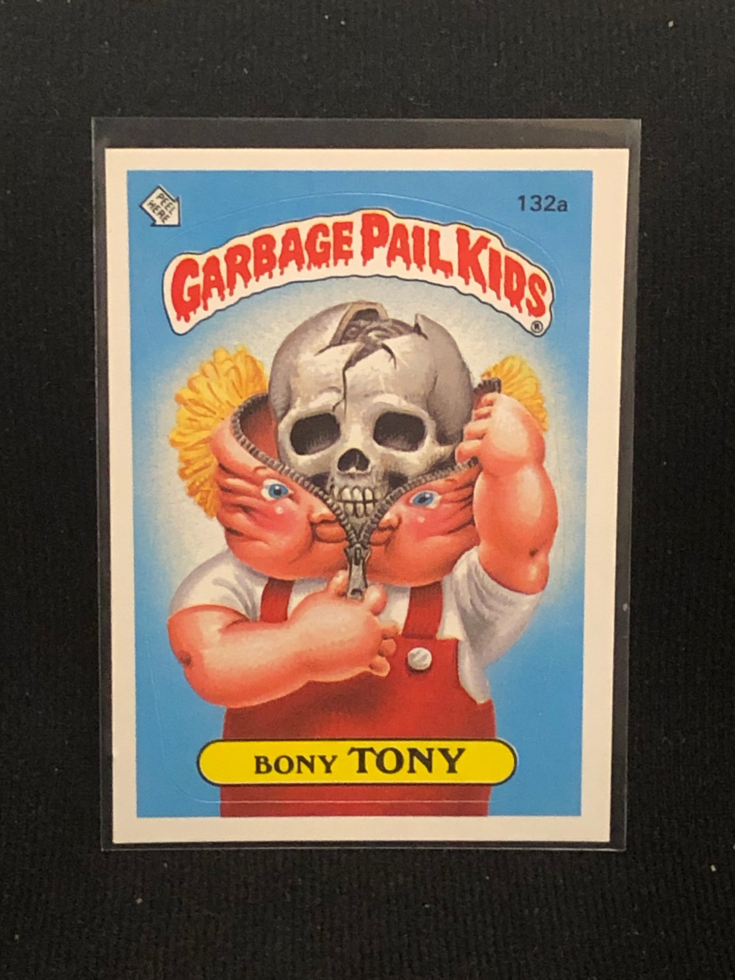 Garbage Pail Kids Original Series 4 (os4) 132a Bony Tony