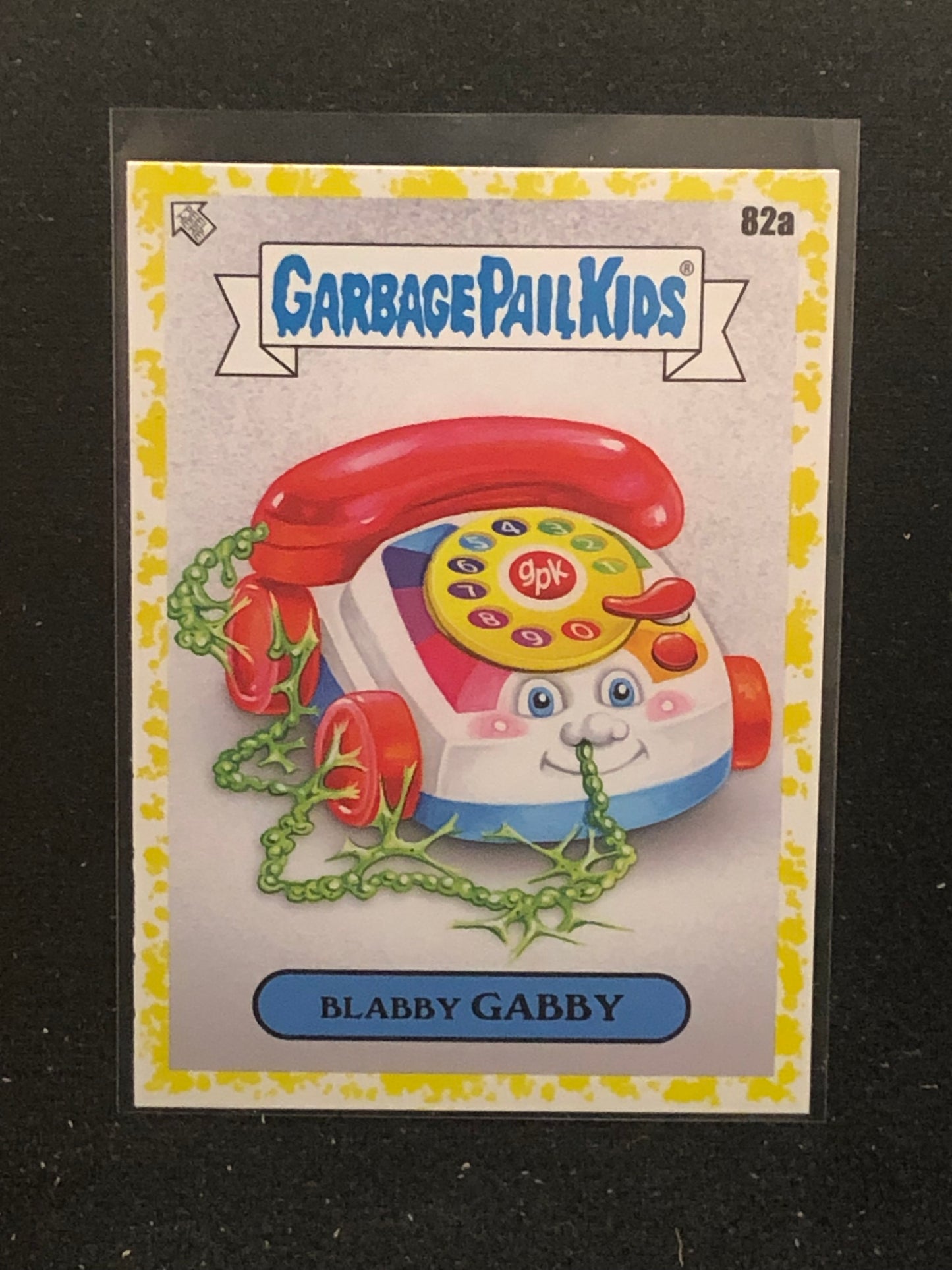 Garbage Pail Kids Kids At Play U-PICK Yellow Parallel Singles