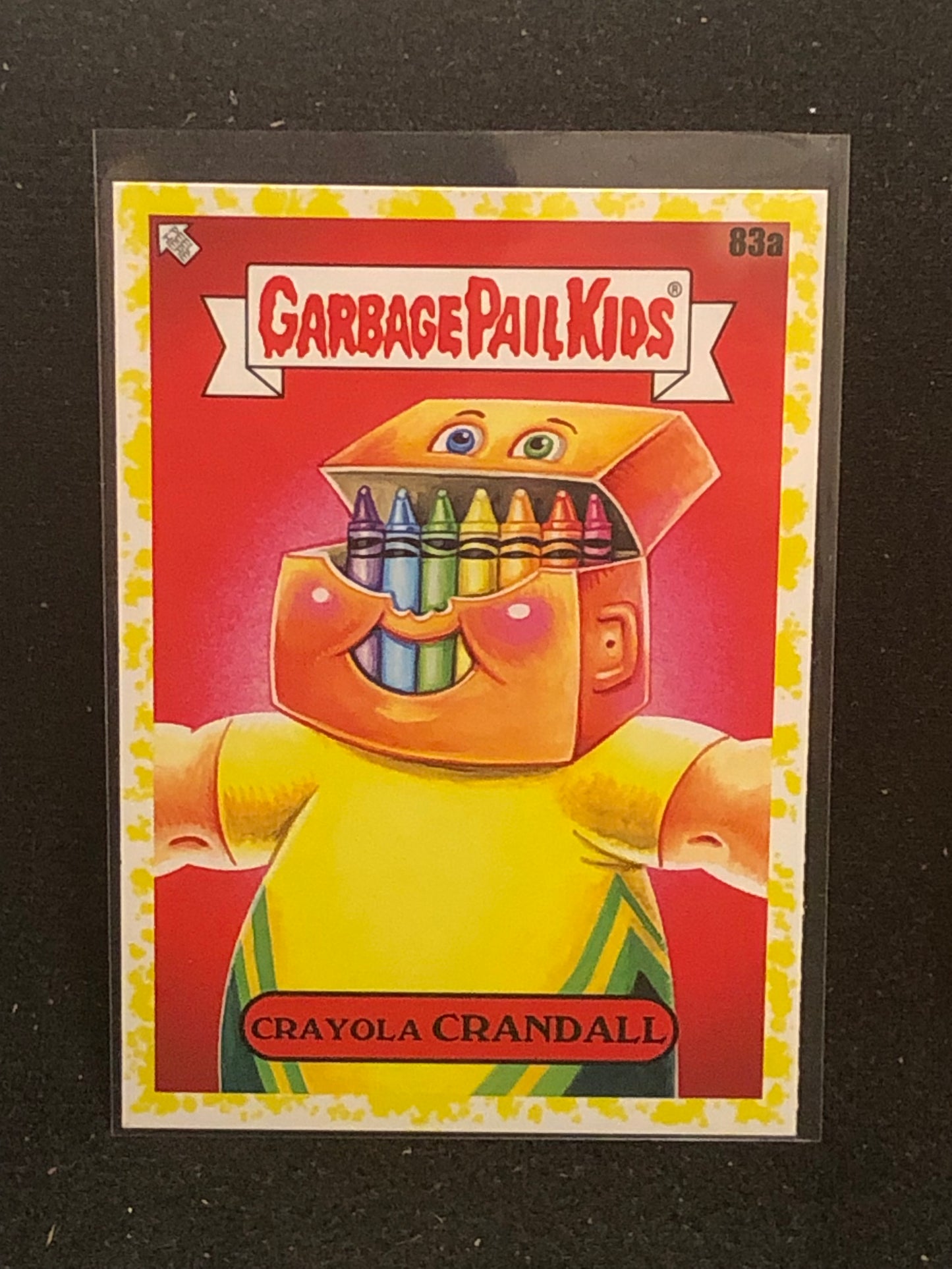 Garbage Pail Kids Kids At Play U-PICK Yellow Parallel Singles