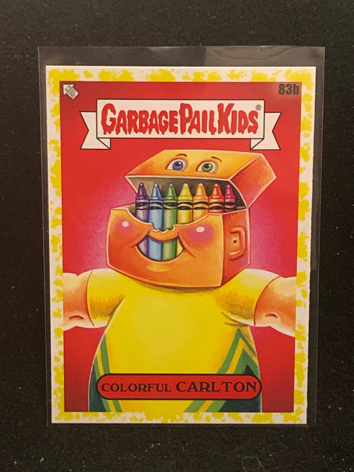 Garbage Pail Kids Kids At Play U-PICK Yellow Parallel Singles