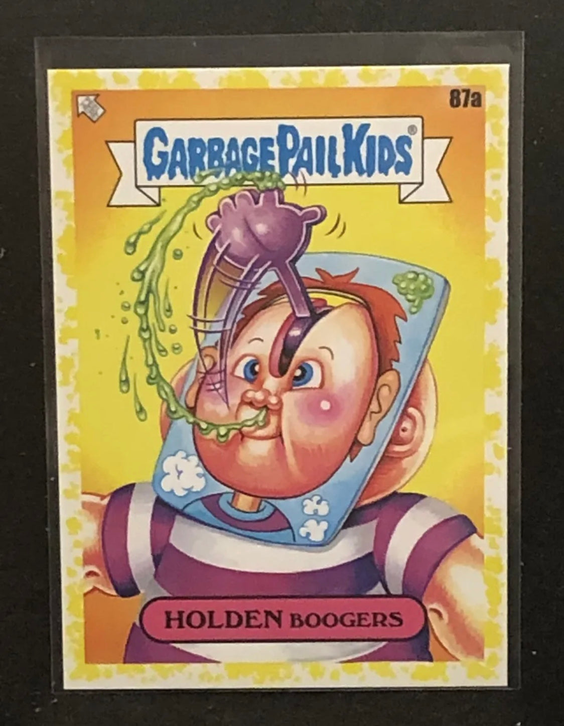 Garbage Pail Kids Kids At Play U-PICK Yellow Parallel Singles