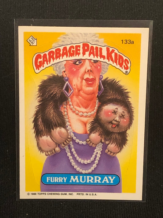 Garbage Pail Kids Original Series 4 (os4) 133a Furry Murray