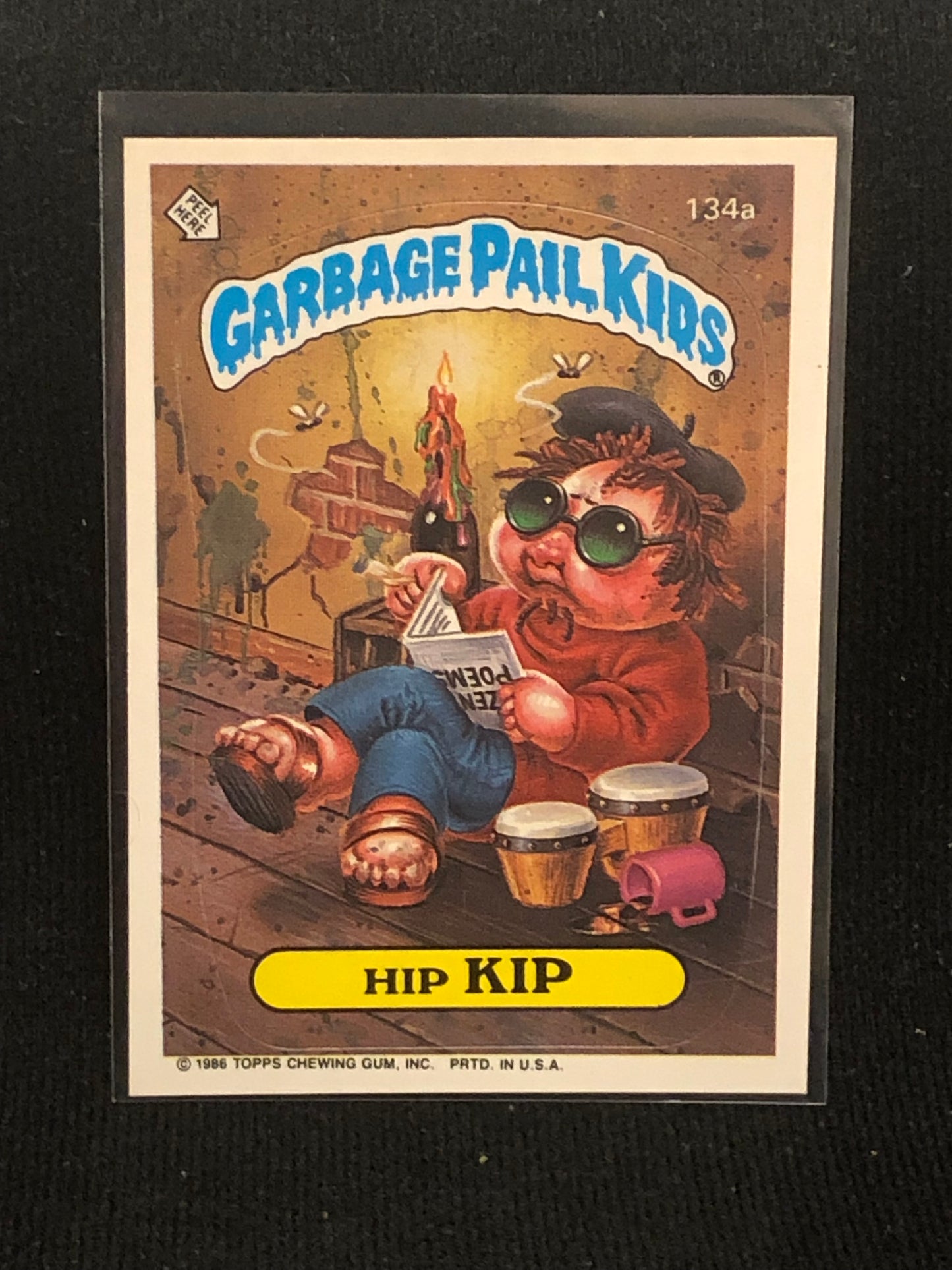 Garbage Pail Kids Original Series 4 (os4) 134a Hip Kip