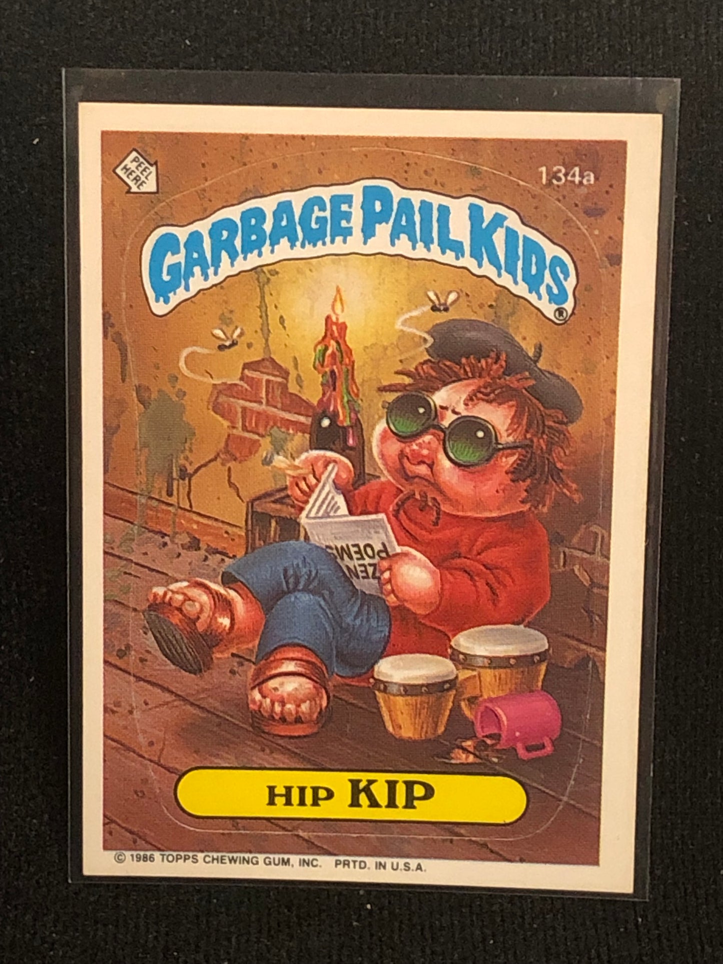 Garbage Pail Kids Original Series 4 (os4) 134a Hip Kip