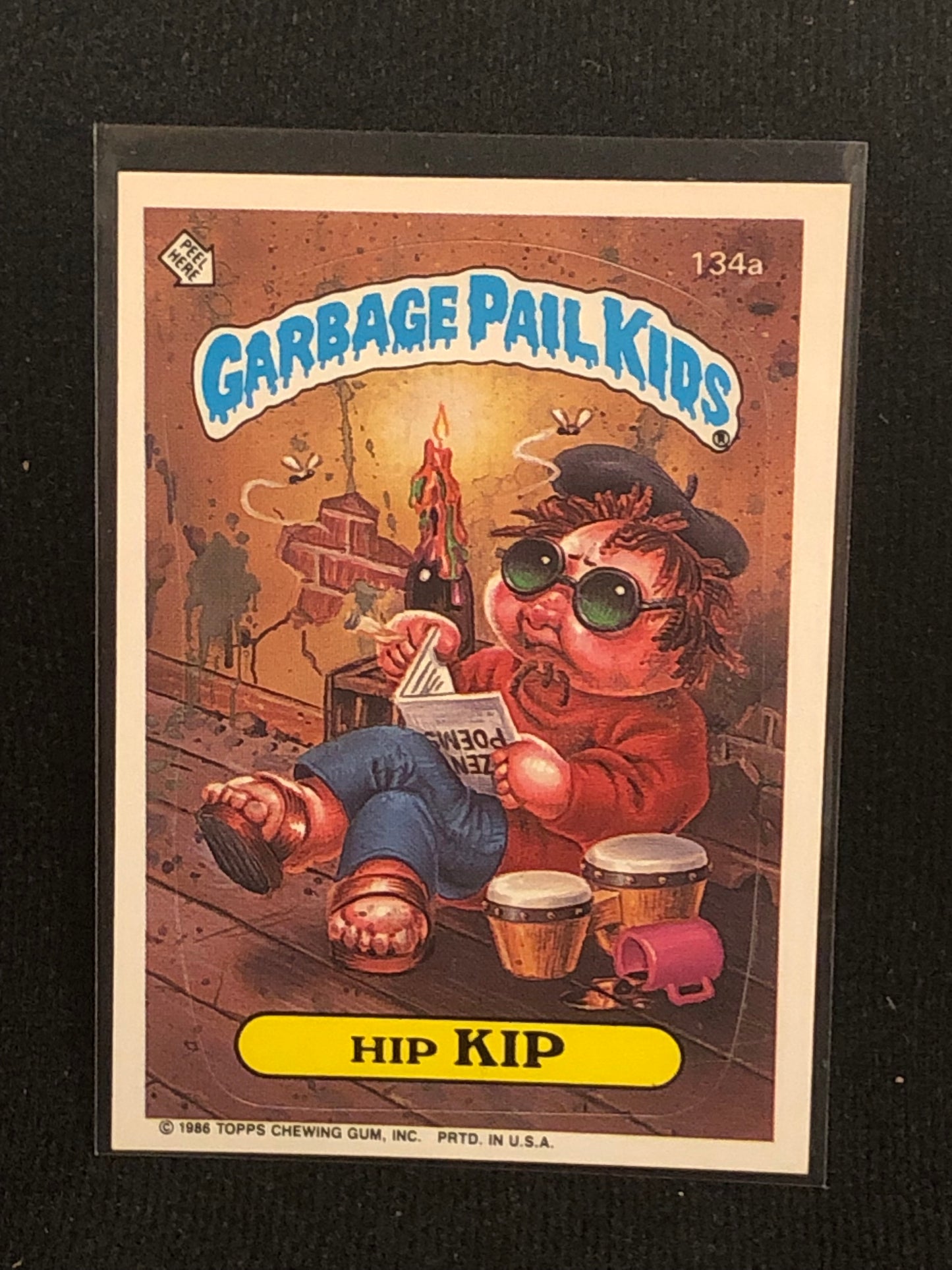 Garbage Pail Kids Original Series 4 (os4) 134a Hip Kip