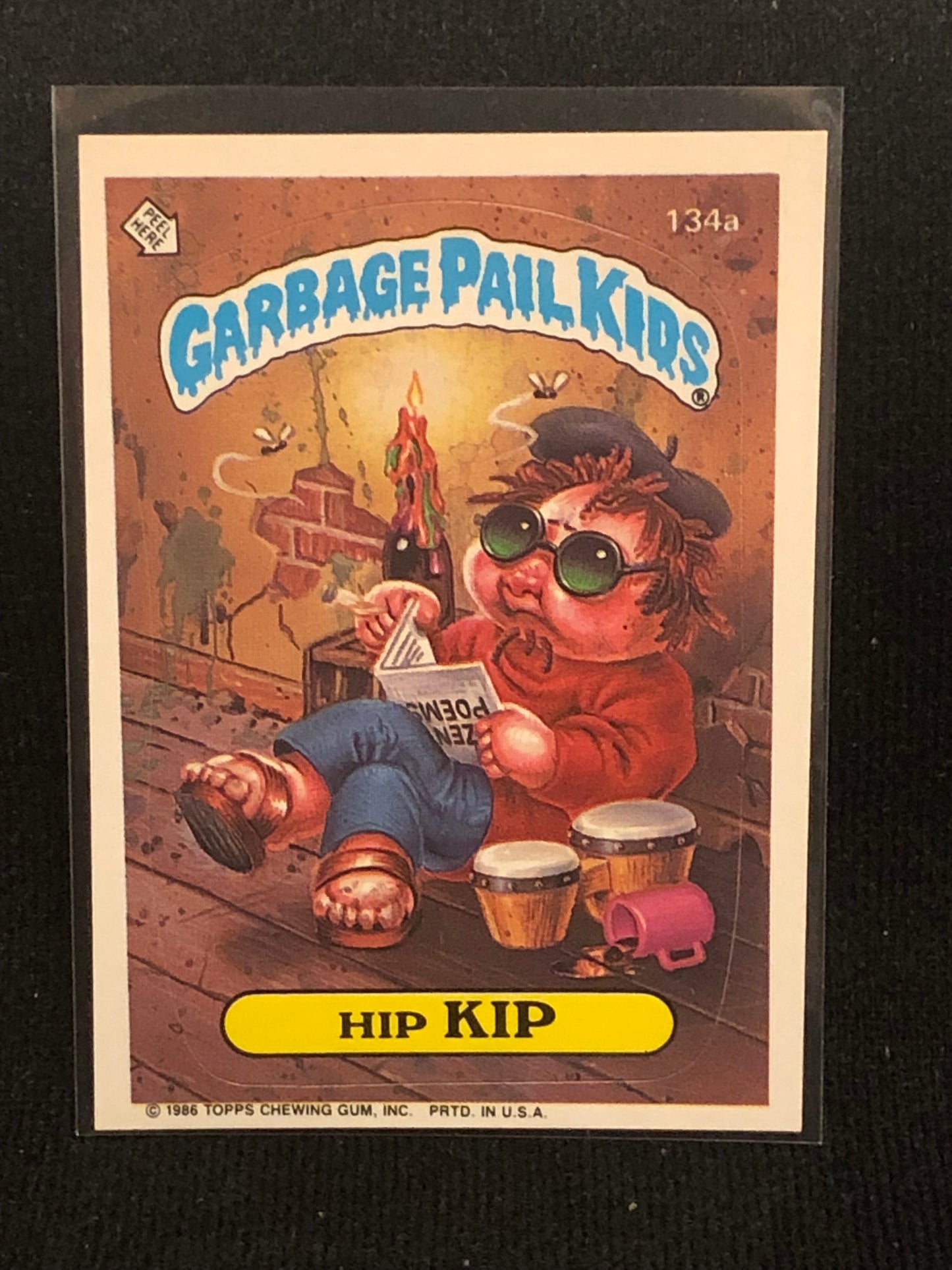 Garbage Pail Kids Original Series 4 (os4) 134a Hip Kip