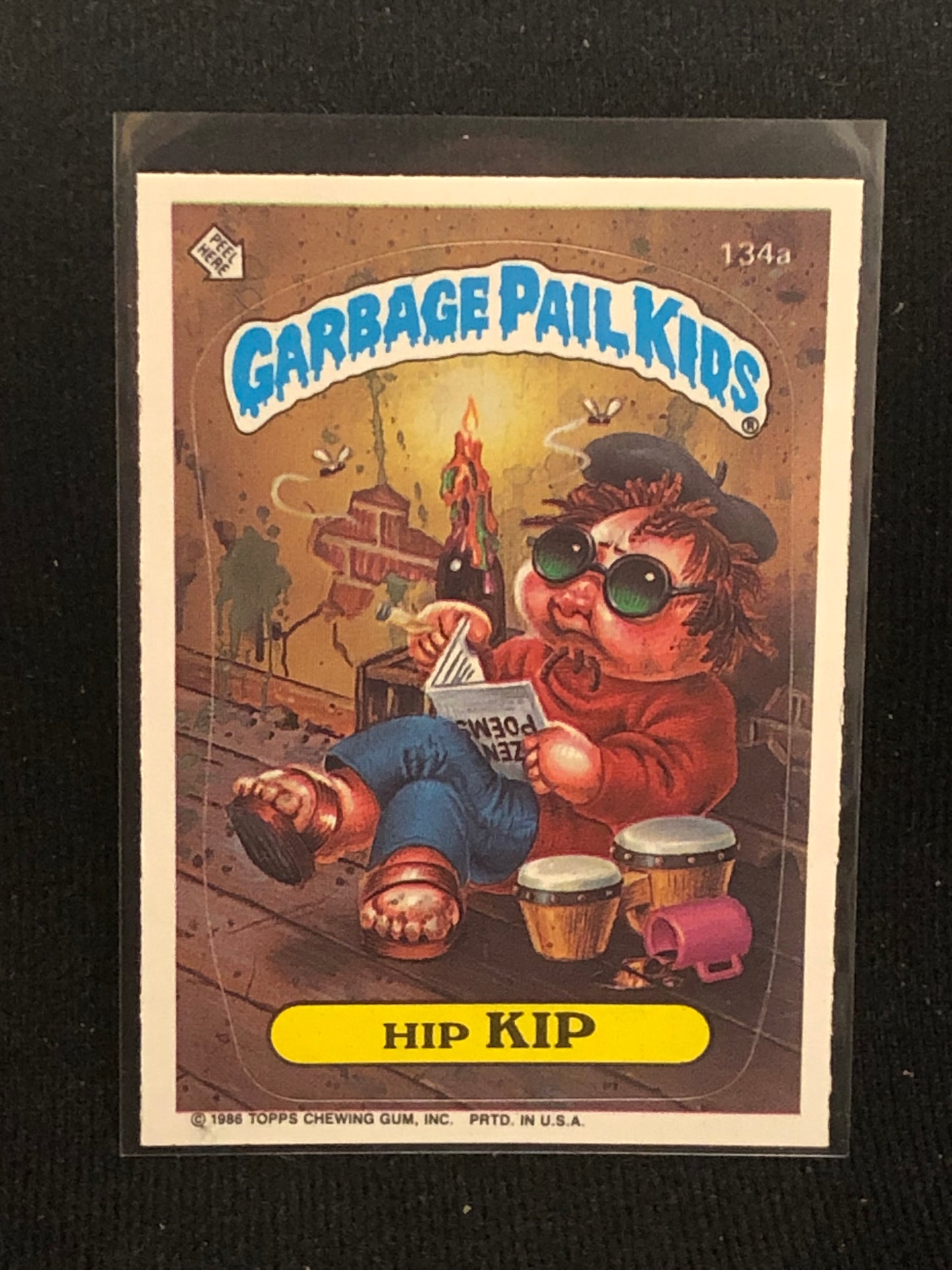 Garbage Pail Kids Original Series 4 (os4) 134a Hip Kip