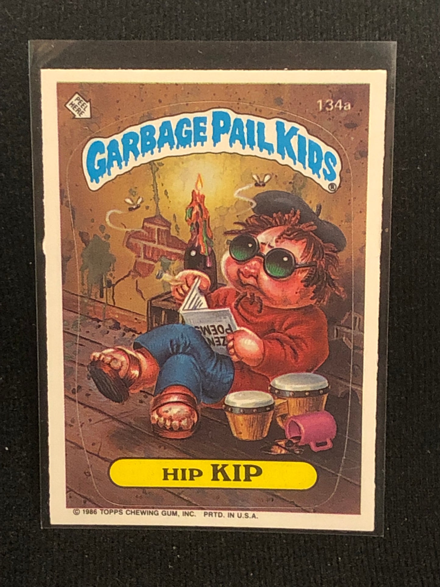 Garbage Pail Kids Original Series 4 (os4) 134a Hip Kip