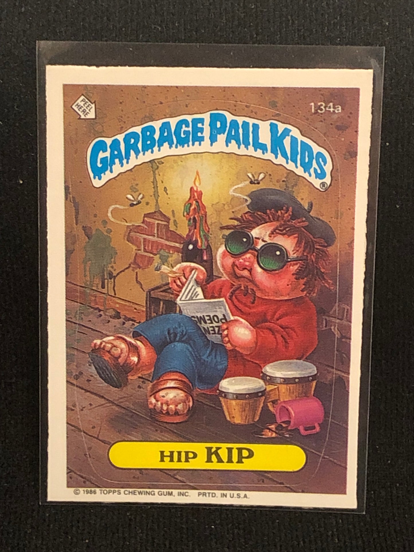 Garbage Pail Kids Original Series 4 (os4) 134a Hip Kip