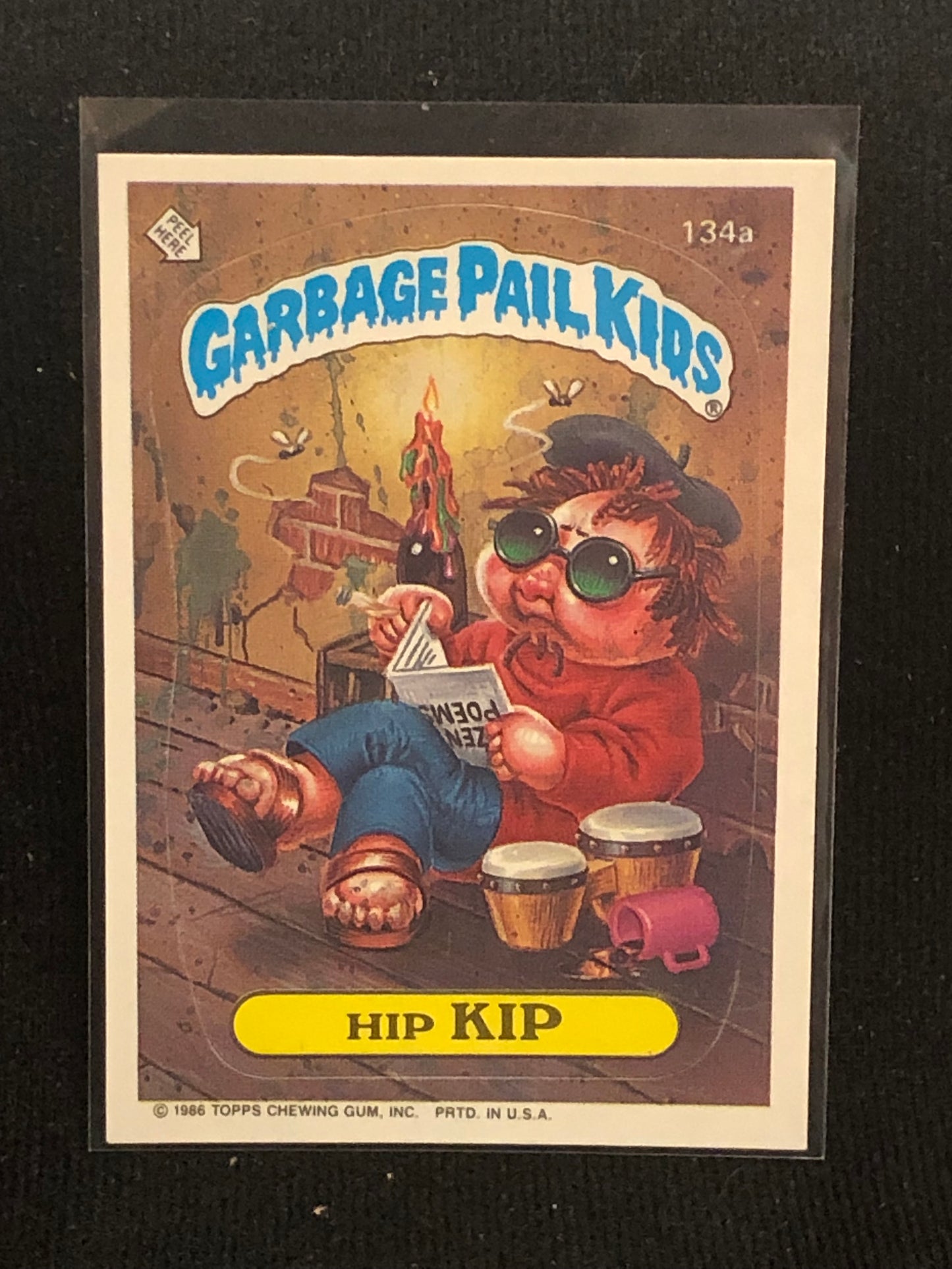 Garbage Pail Kids Original Series 4 (os4) 134a Hip Kip