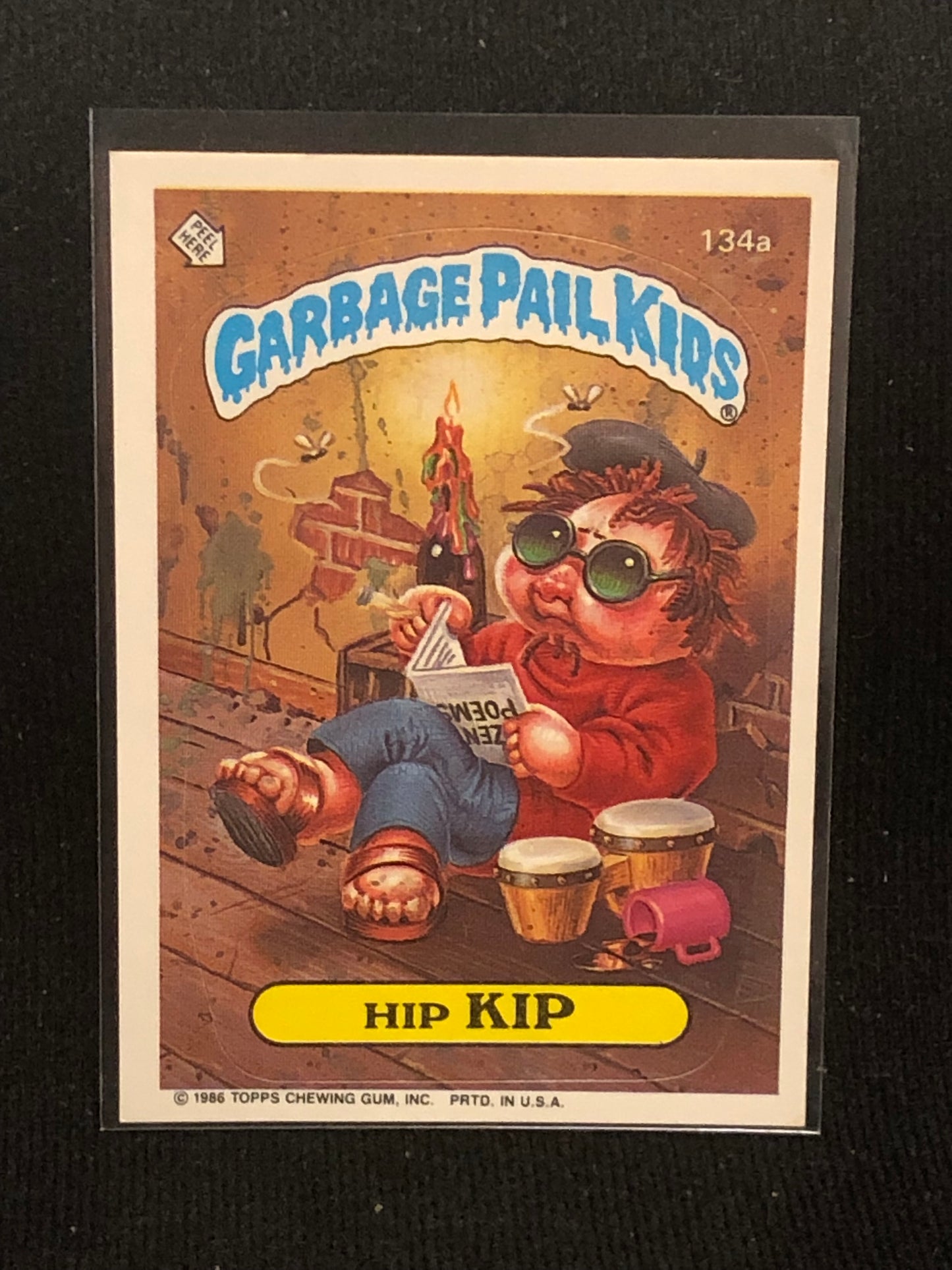 Garbage Pail Kids Original Series 4 (os4) 134a Hip Kip