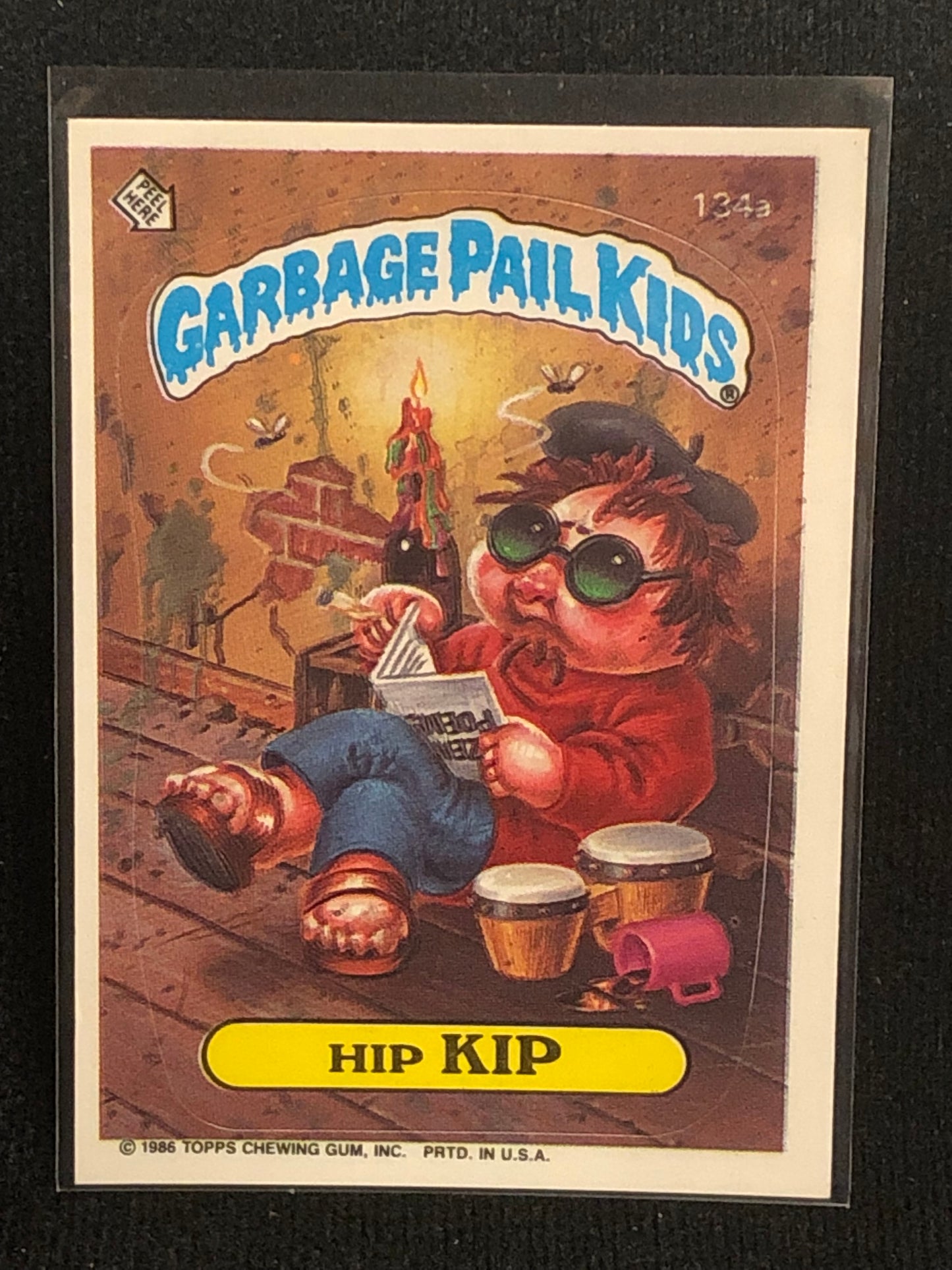 Garbage Pail Kids Original Series 4 (os4) 134a Hip Kip