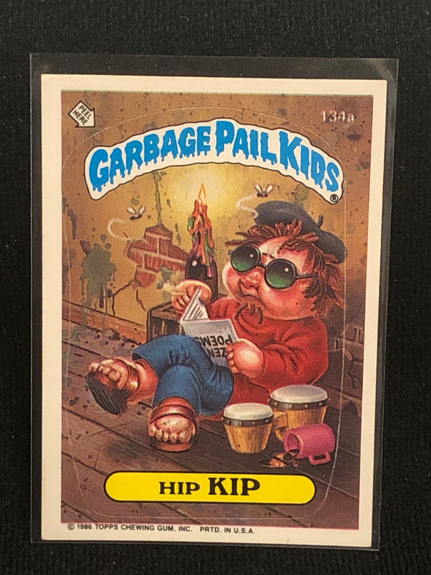 Garbage Pail Kids Original Series 4 (os4) 134a Hip Kip