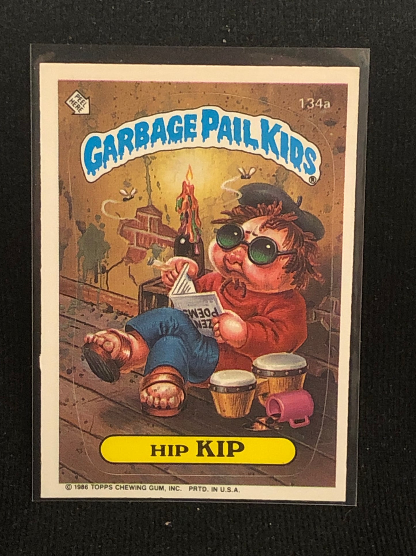 Garbage Pail Kids Original Series 4 (os4) 134a Hip Kip