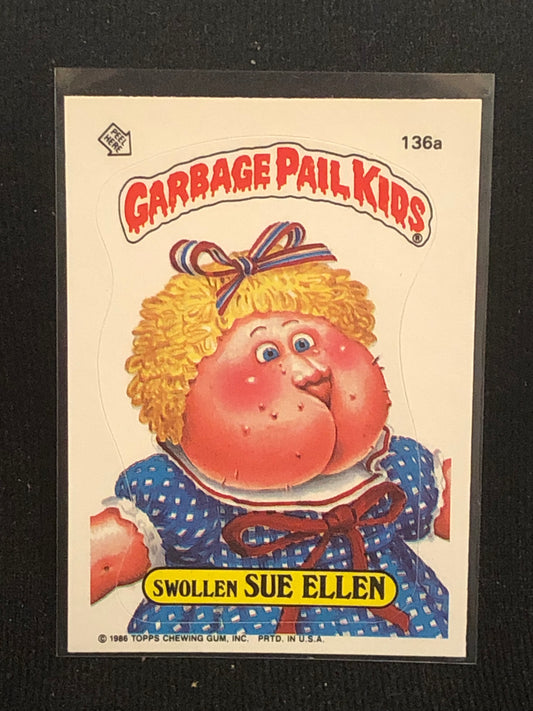 Garbage Pail Kids Original Series 4 (os4) 136a Swollen Sue Ellen