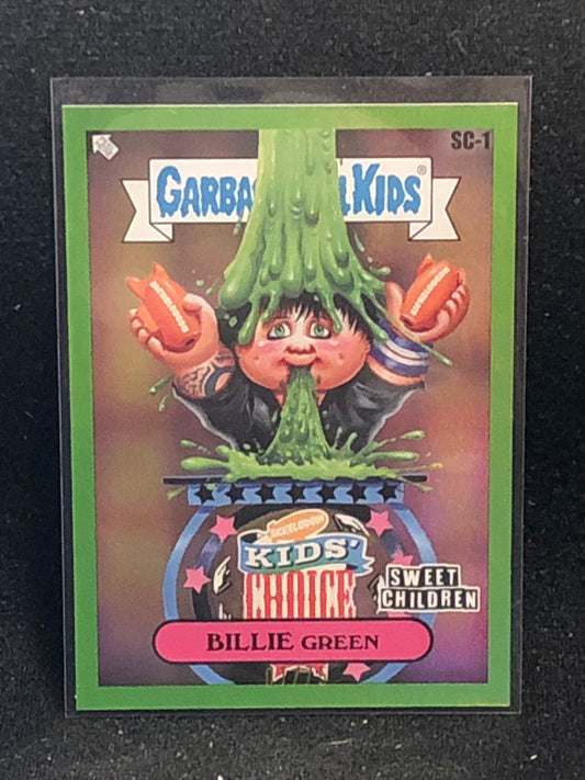 Garbage Pail Kids x Battle Of The Bands Green Day Green Foil Cards /75