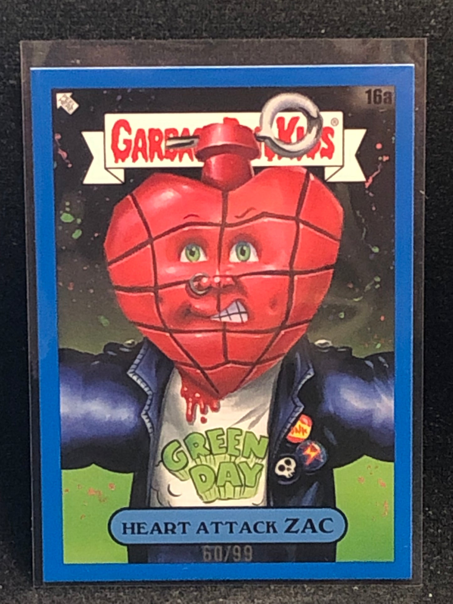 Garbage Pail Kids x Battle Of The Bands Green Day Blue Border Cards /99