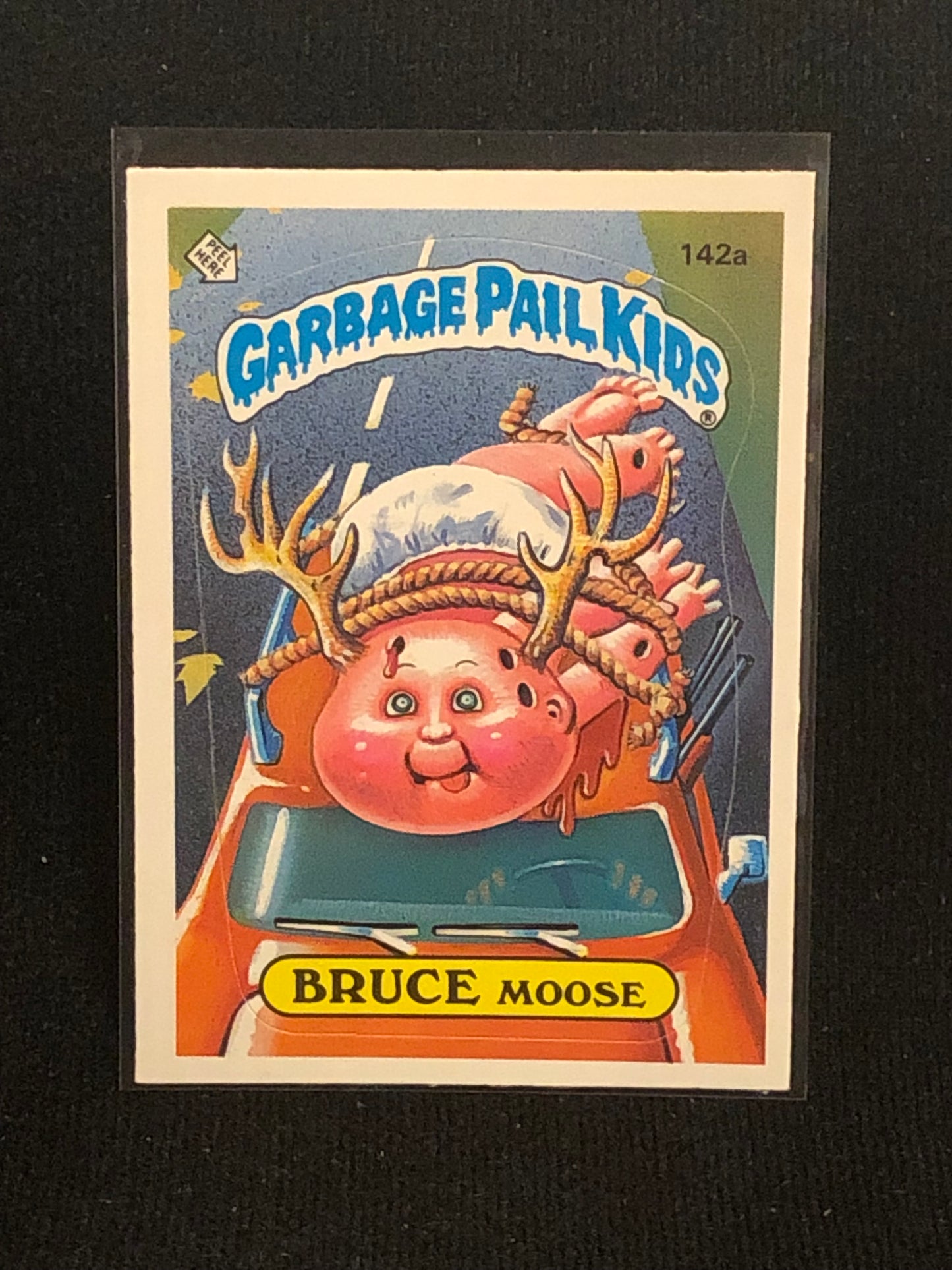 Garbage Pail Kids Original Series 4 (os4) 142a Bruce Moose