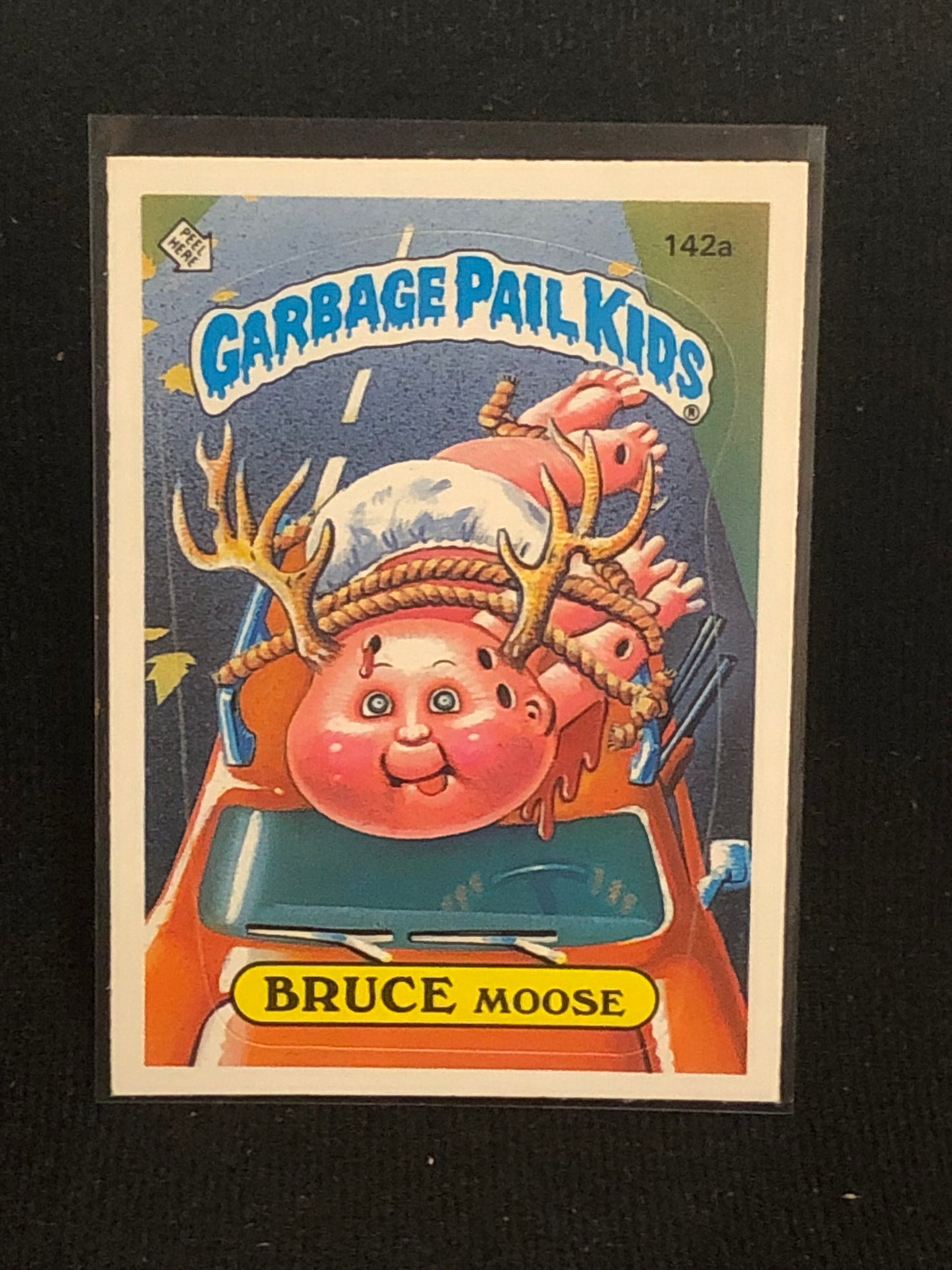 Garbage Pail Kids Original Series 4 (os4) 142a Bruce Moose