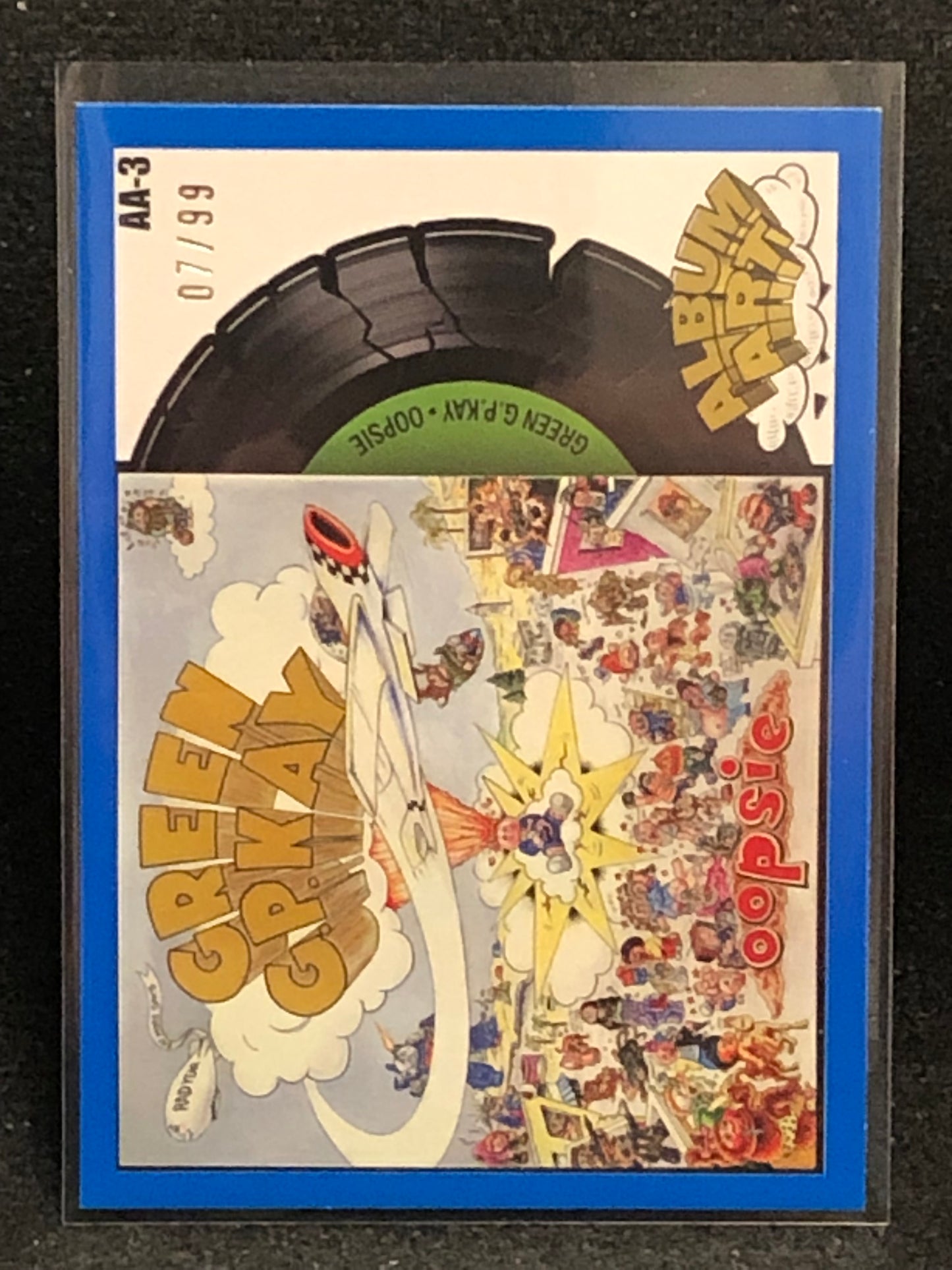 Garbage Pail Kids x Battle Of The Bands Green Day Blue Border Cards /99
